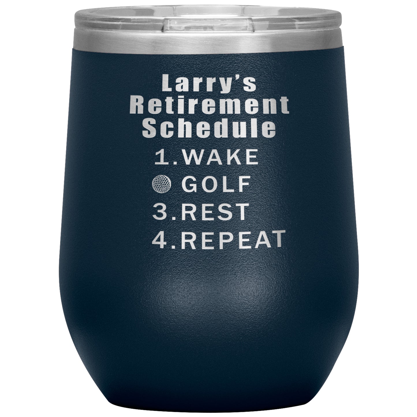 Retirement Schedule Golf Tumbler