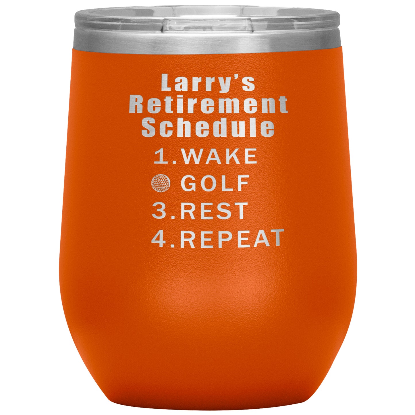 Retirement Schedule Golf Tumbler
