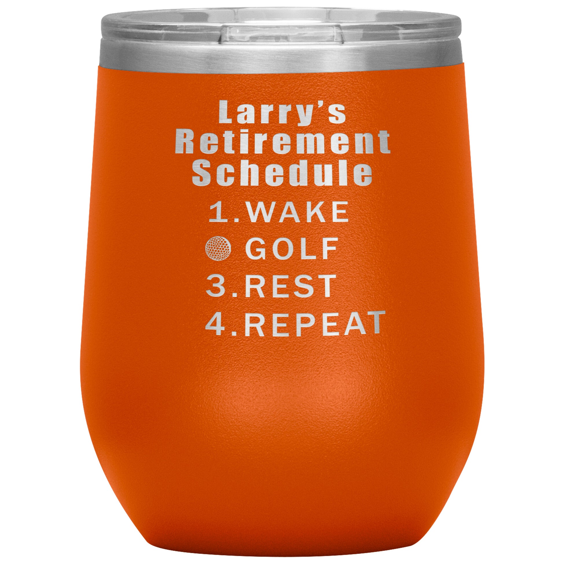 Retirement Schedule Golf Tumbler