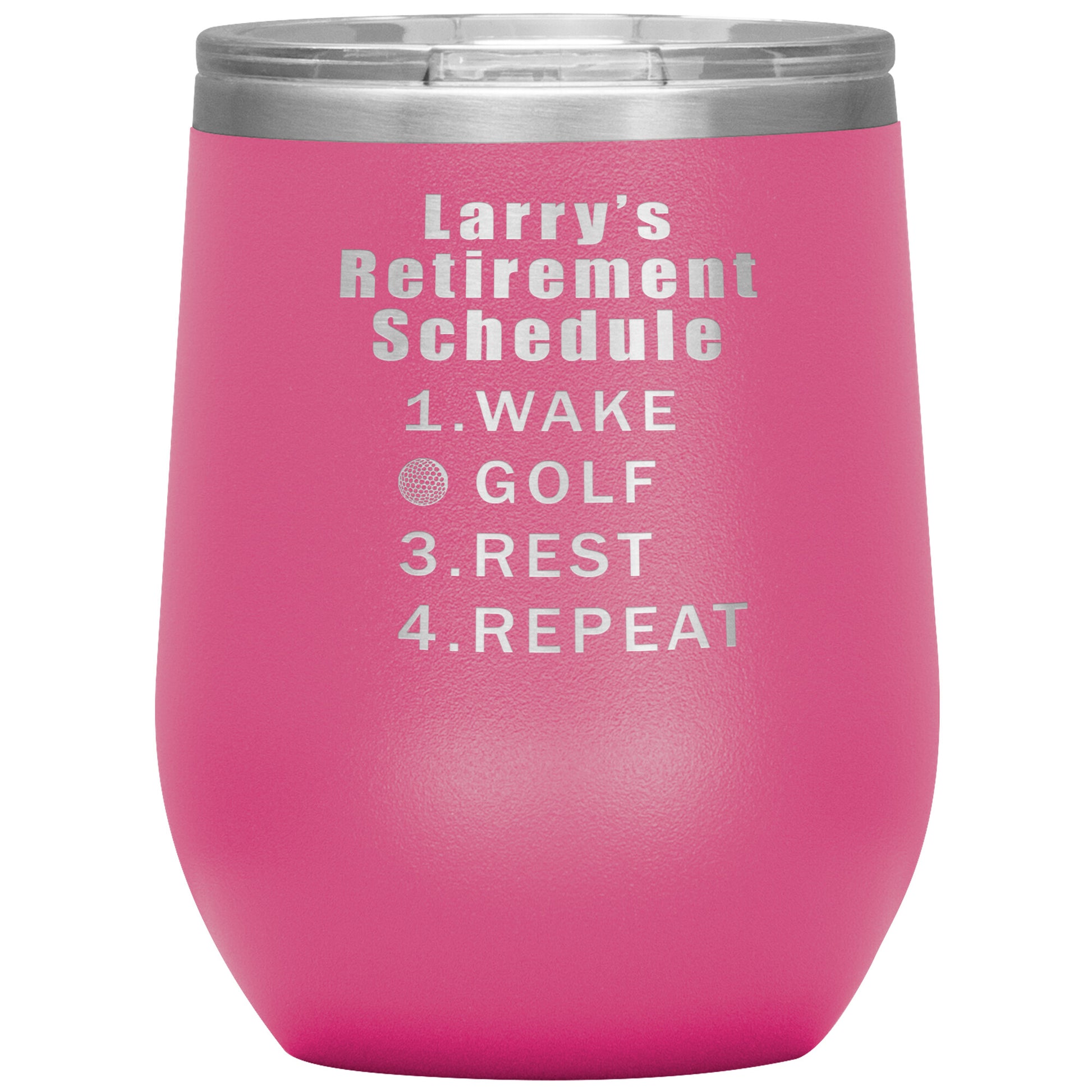 Retirement Schedule Golf Tumbler