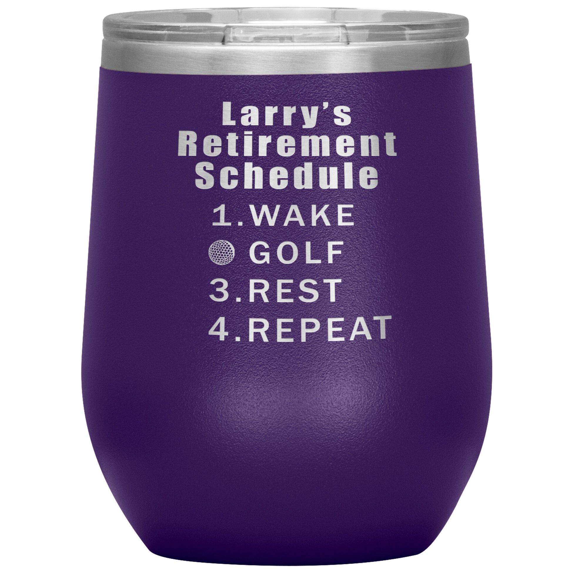 Retirement Schedule Golf Tumbler