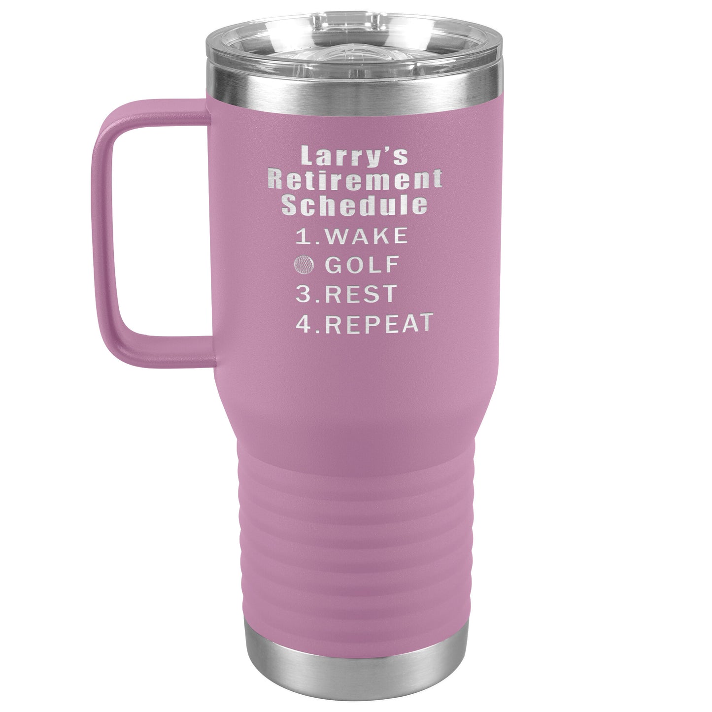Retirement Schedule Golf Tumbler