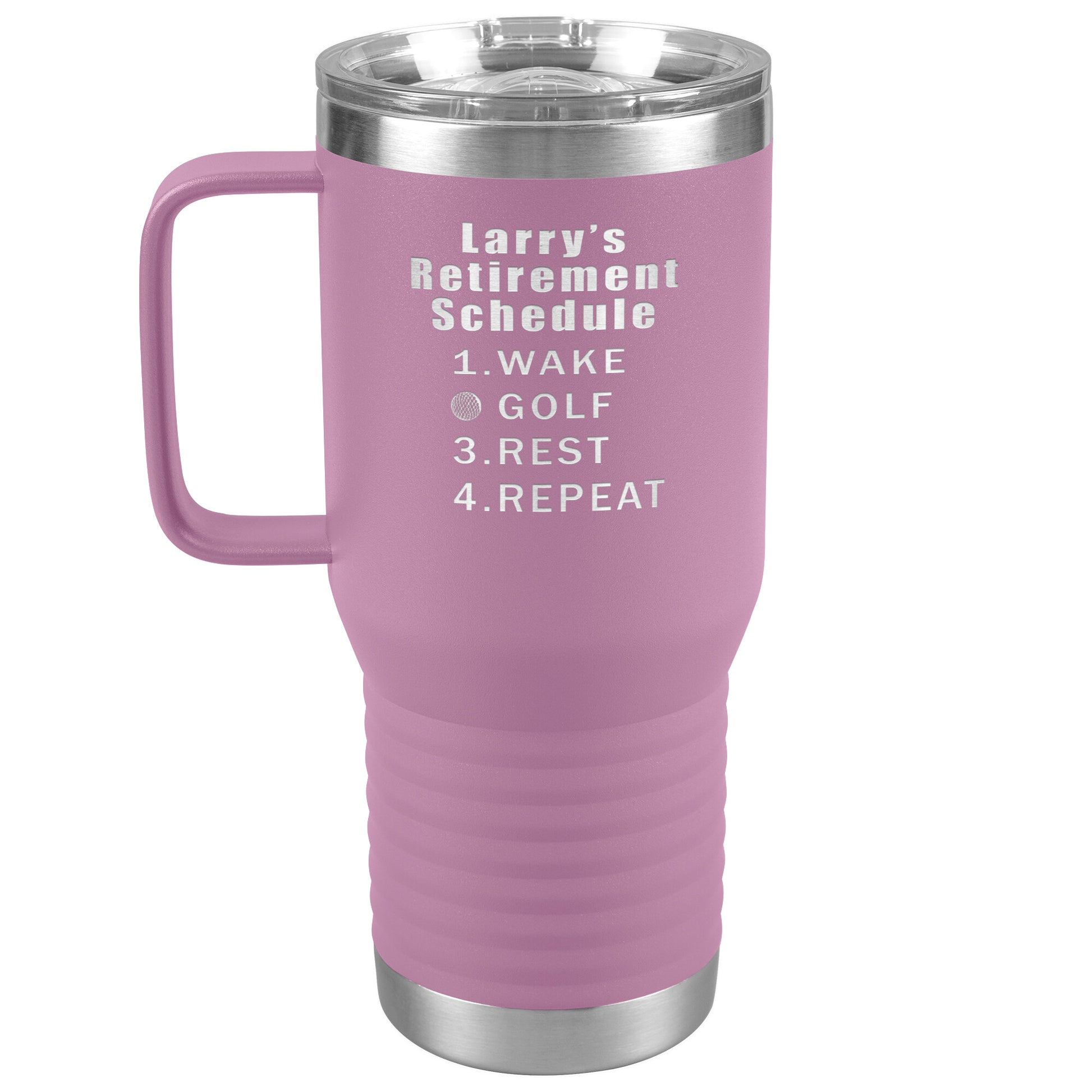 Retirement Schedule Golf Tumbler