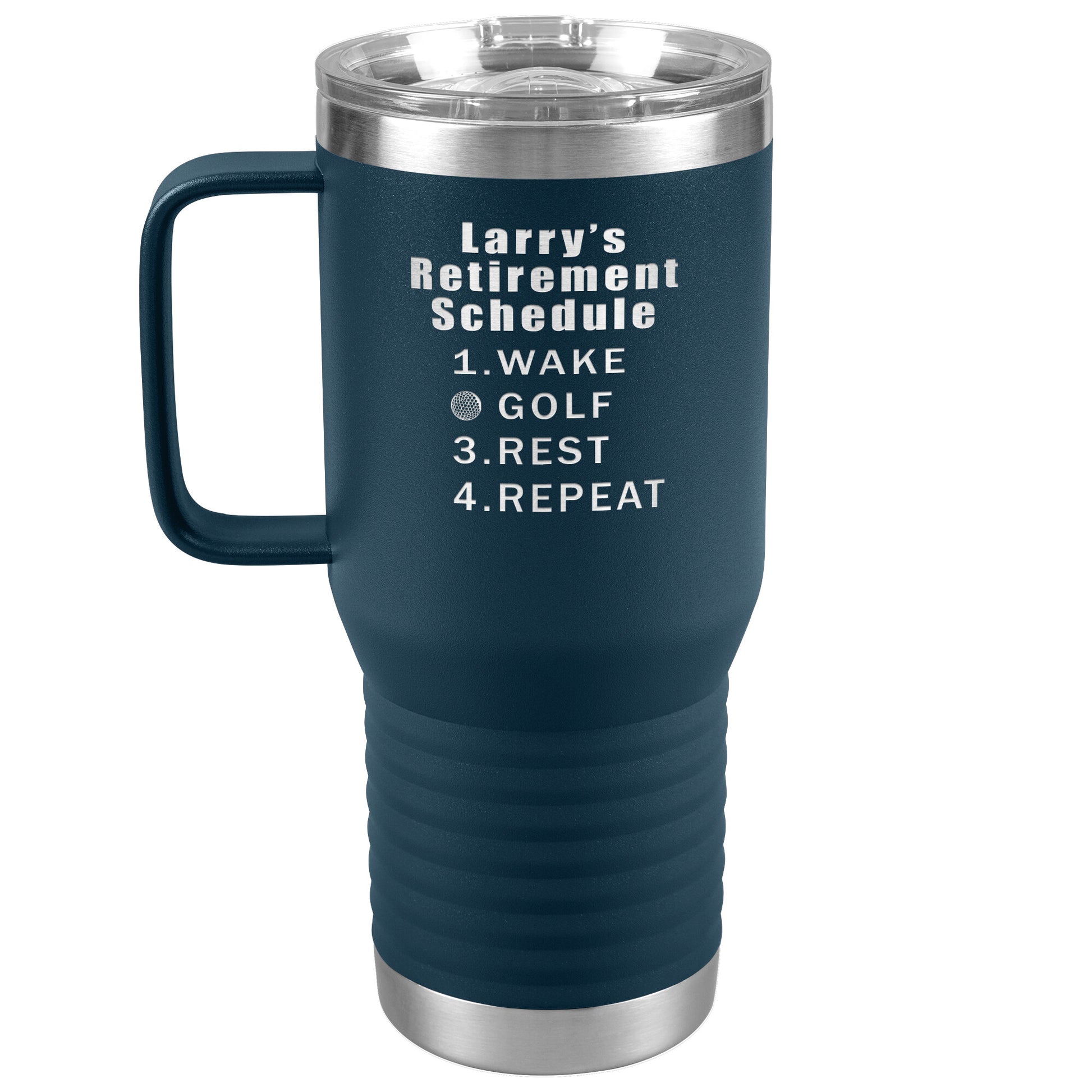 Retirement Schedule Golf Tumbler