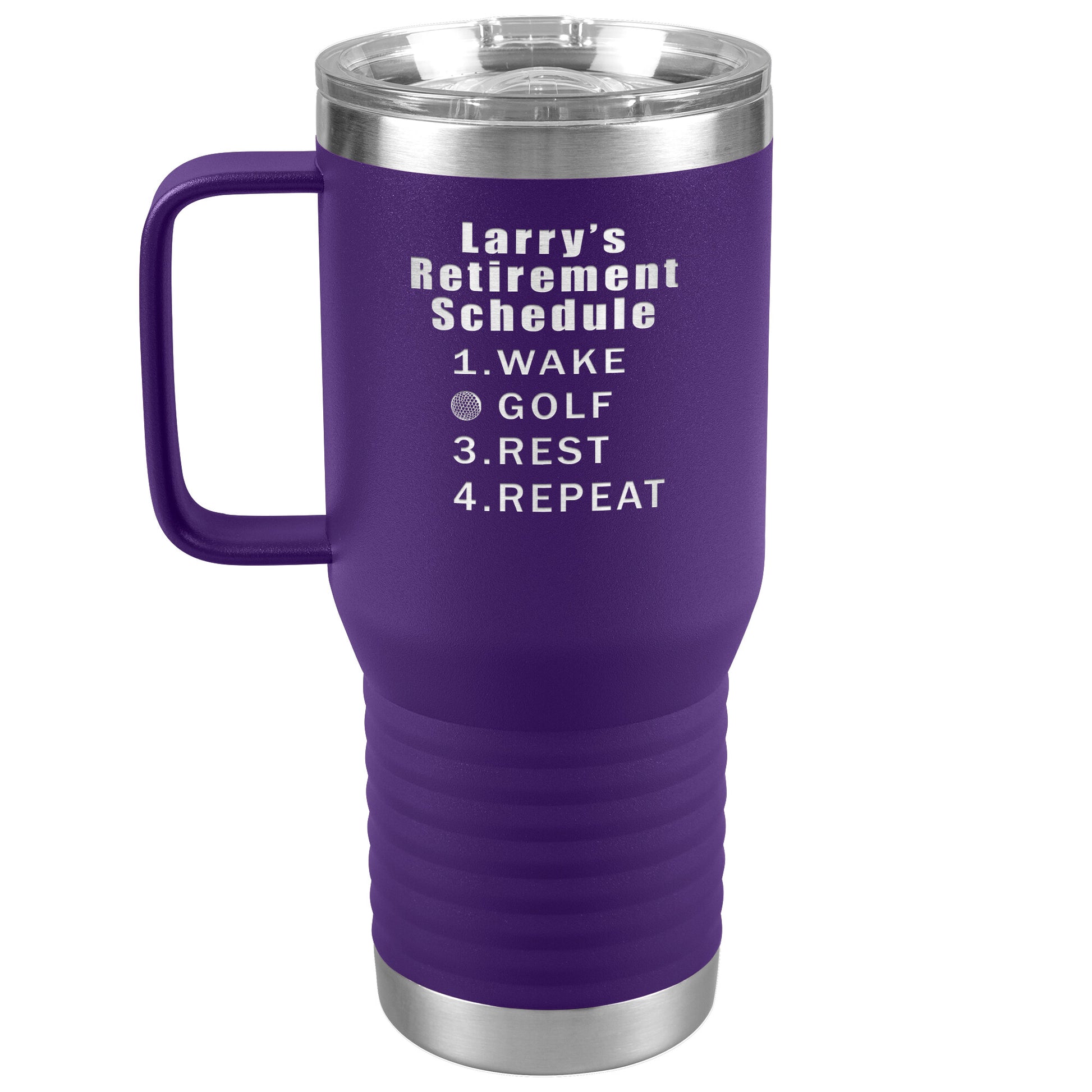Retirement Schedule Golf Tumbler