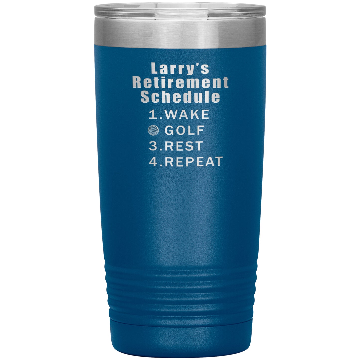 Retirement Schedule Golf Tumbler