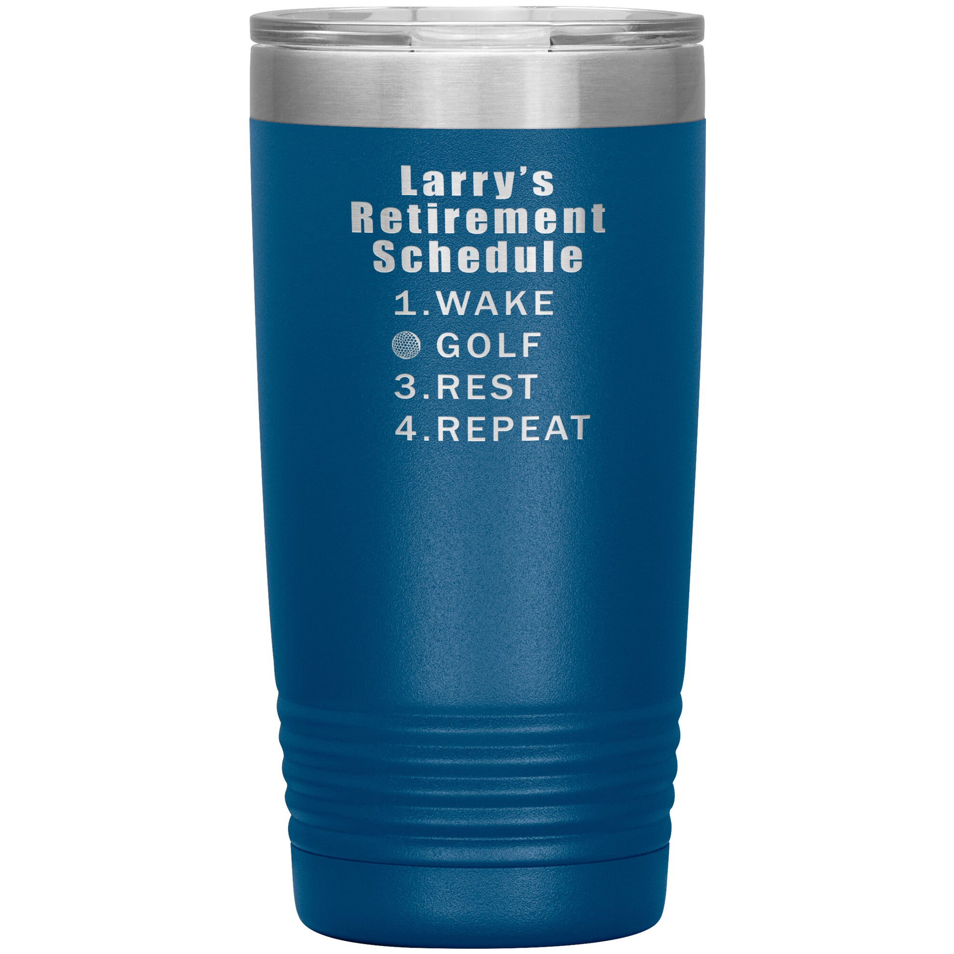Retirement Schedule Golf Tumbler