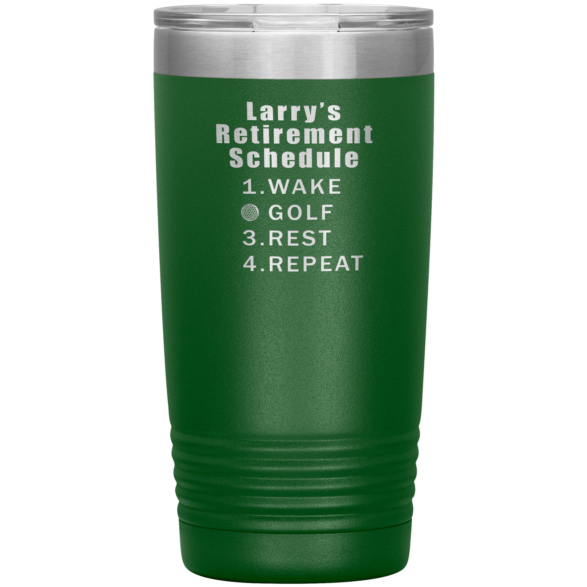 Retirement Schedule Golf Tumbler