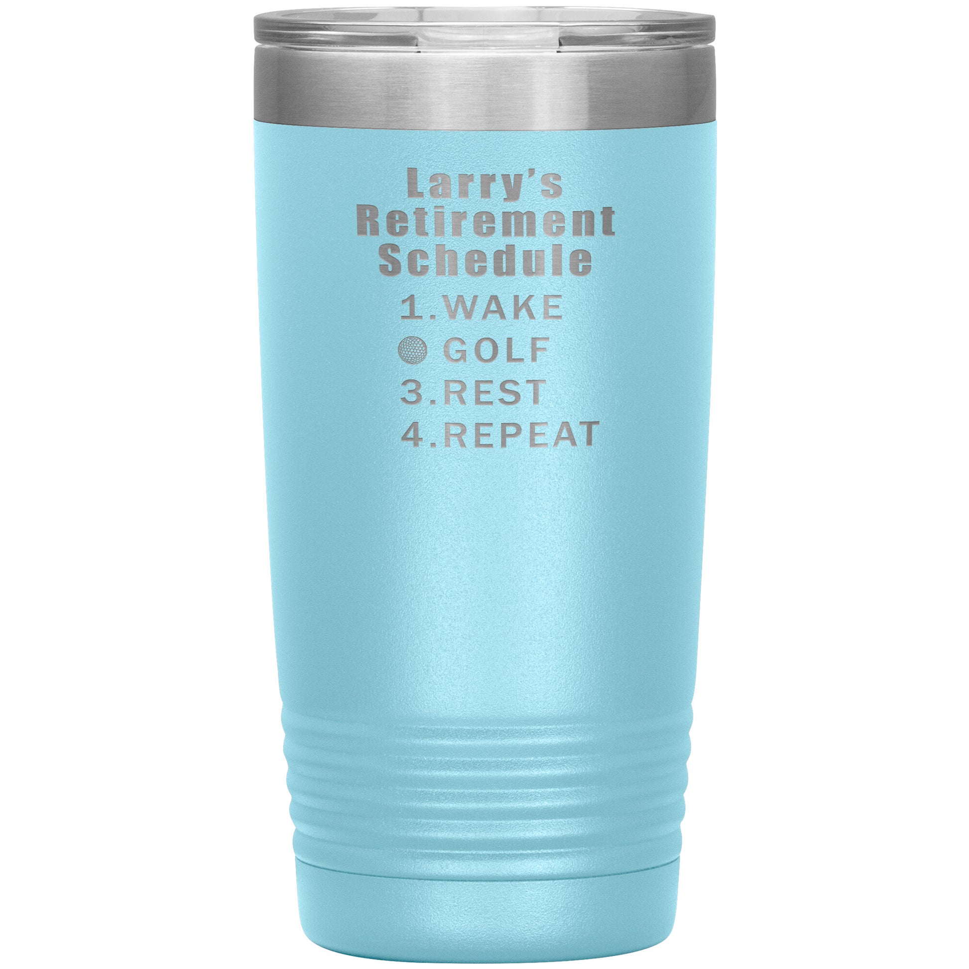 Retirement Schedule Golf Tumbler