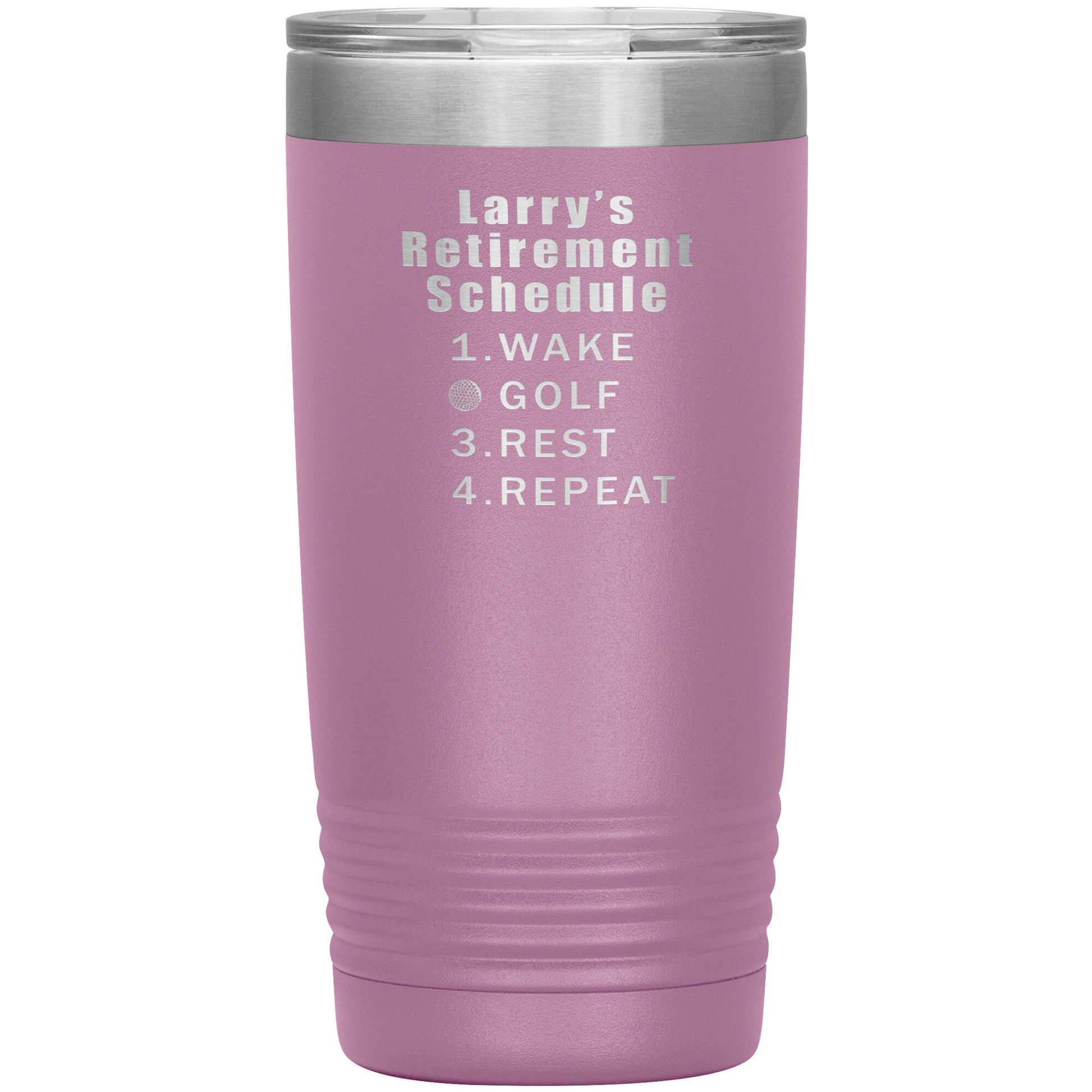 Retirement Schedule Golf Tumbler
