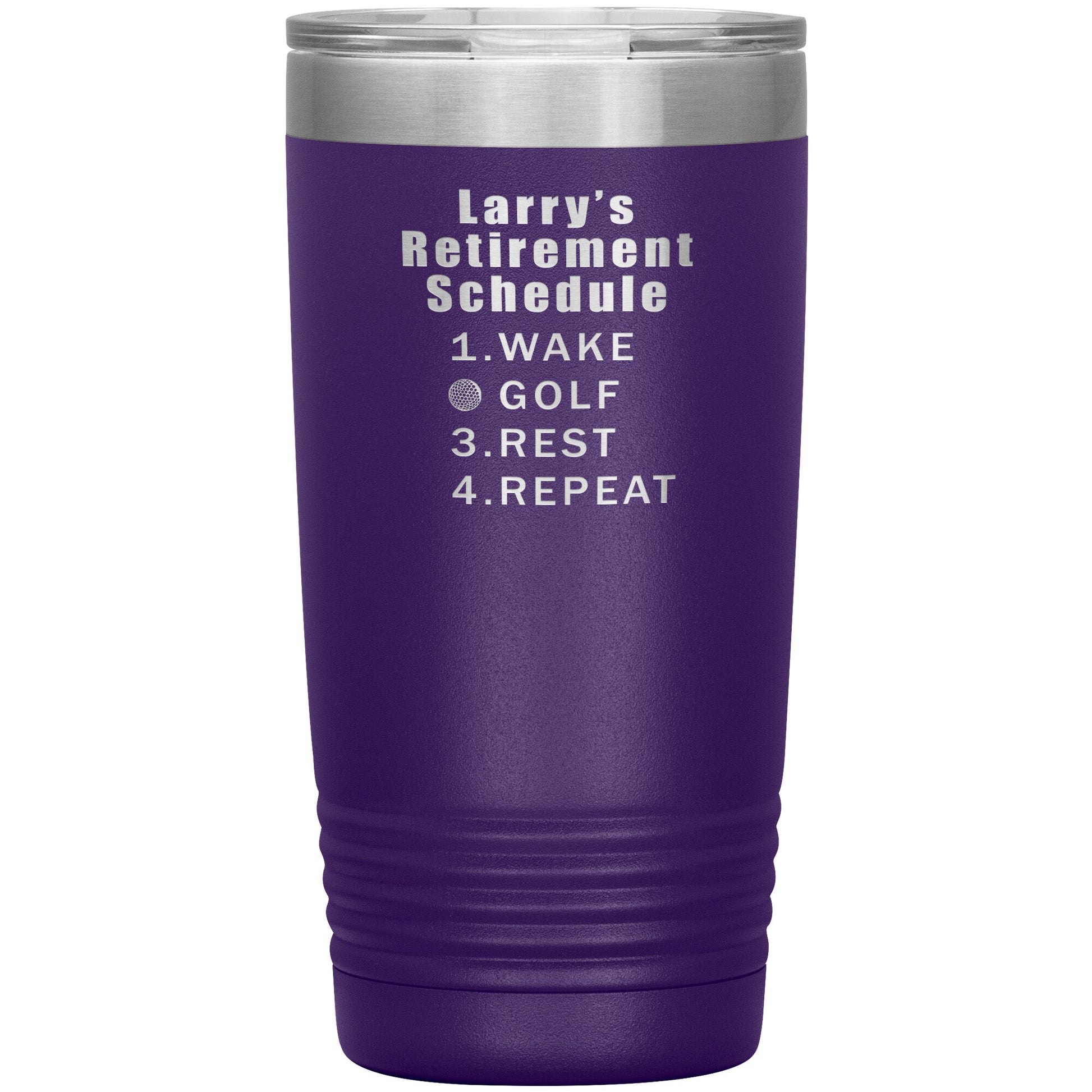 Retirement Schedule Golf Tumbler