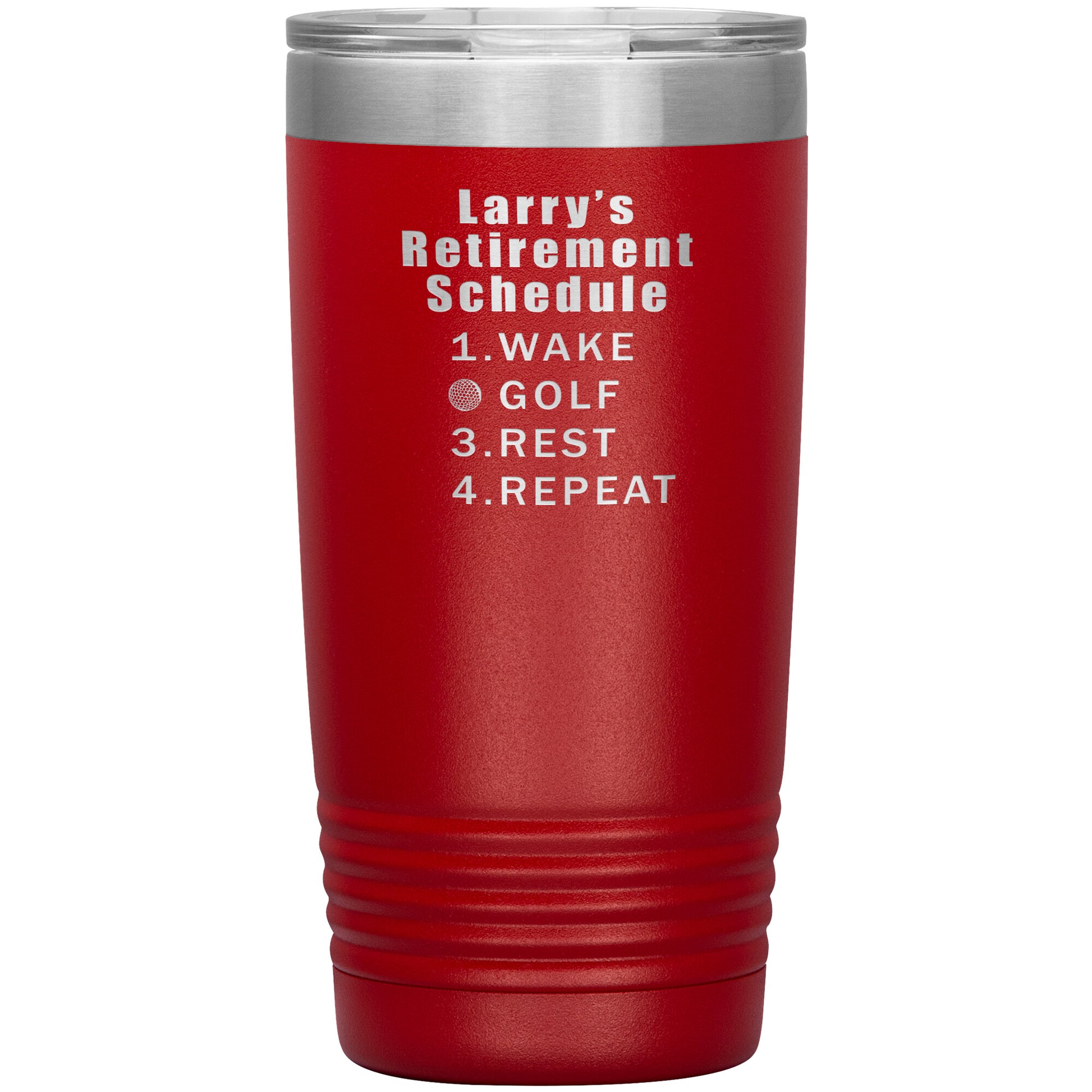 Retirement Schedule Golf Tumbler