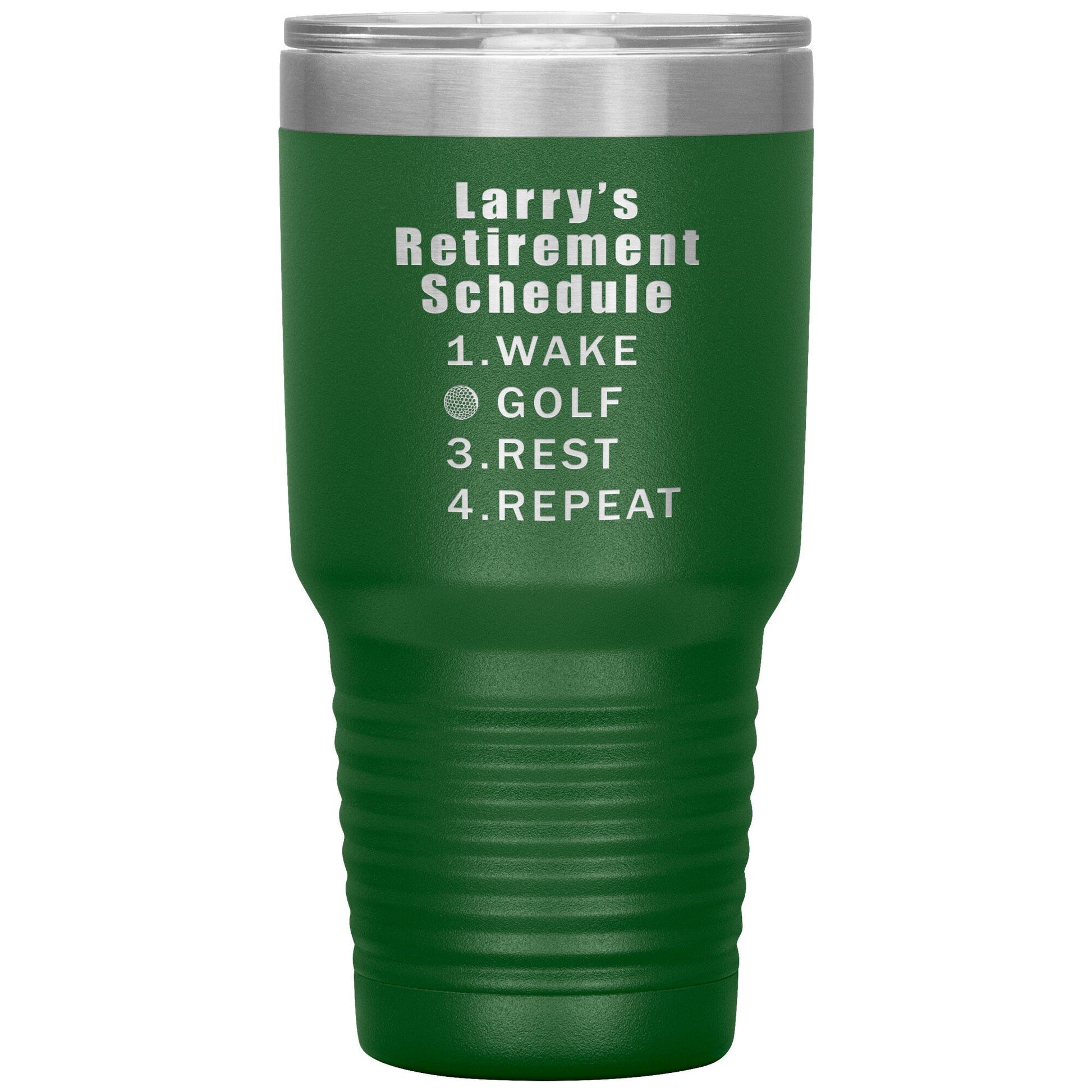 Retirement Schedule Golf Tumbler