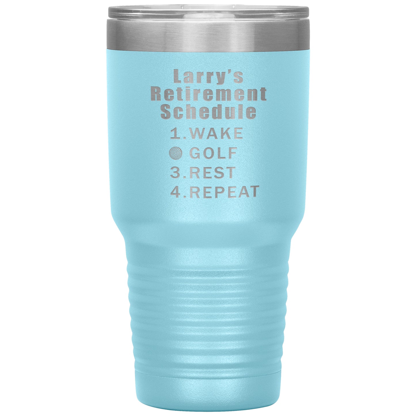 Retirement Schedule Golf Tumbler
