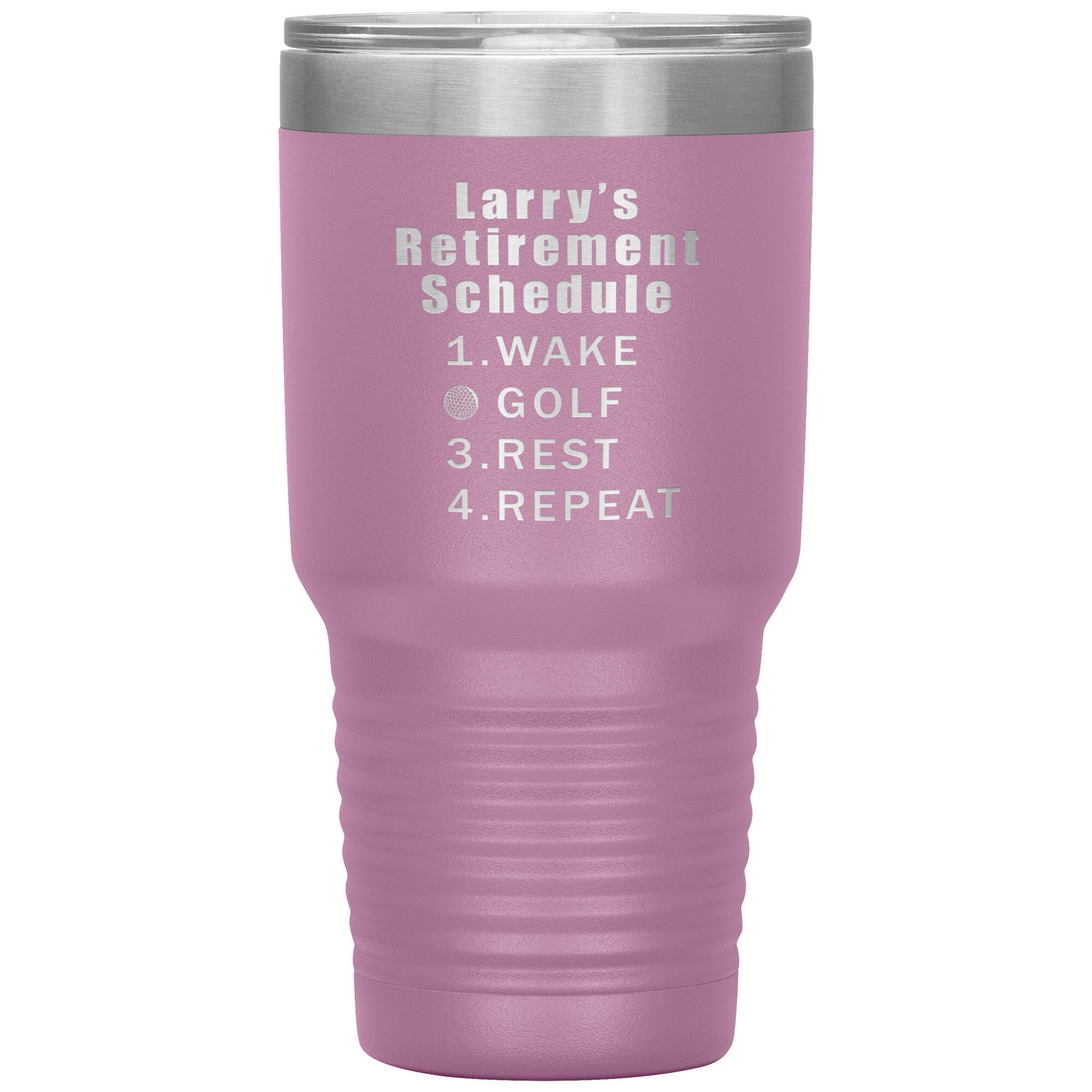 Retirement Schedule Golf Tumbler