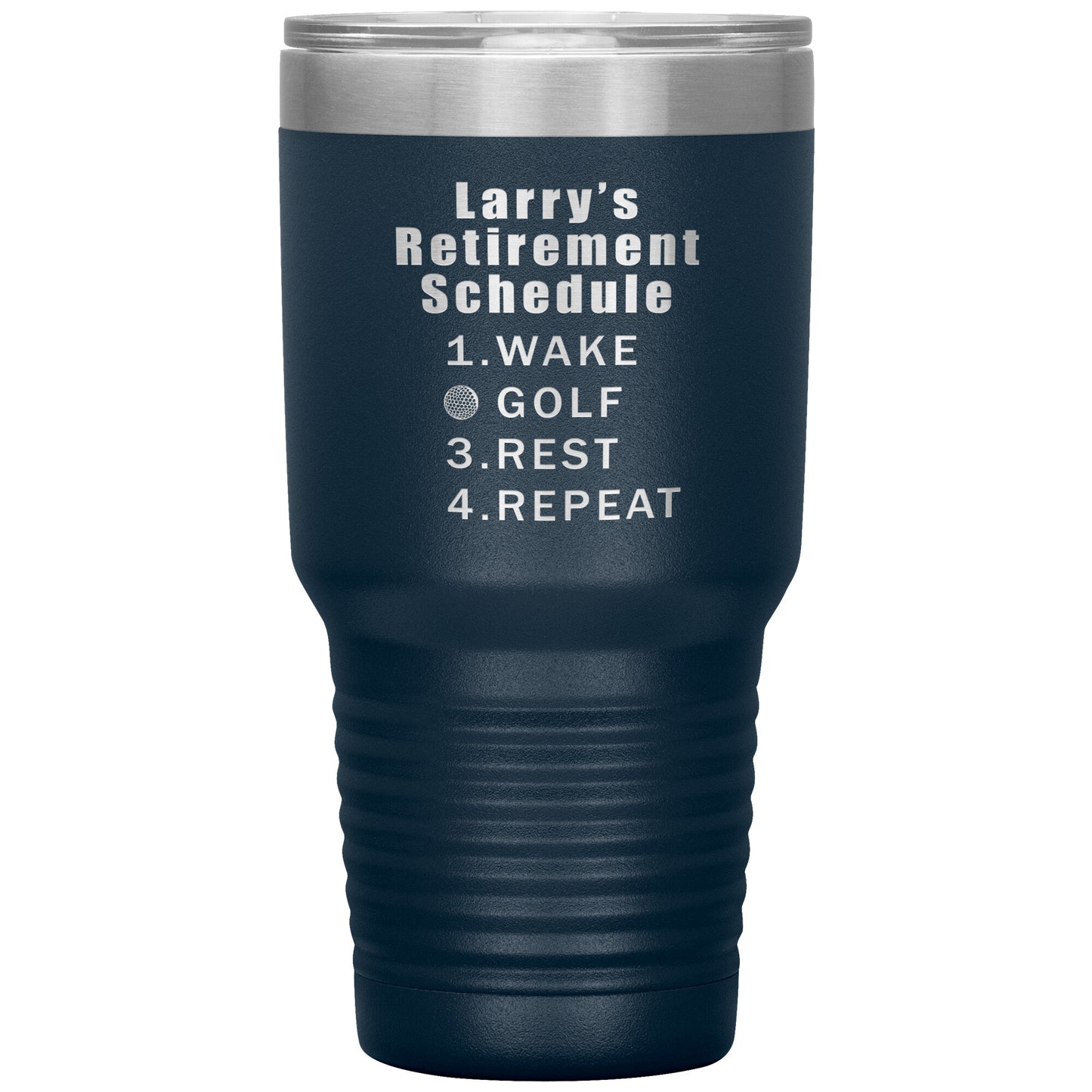 Retirement Schedule Golf Tumbler