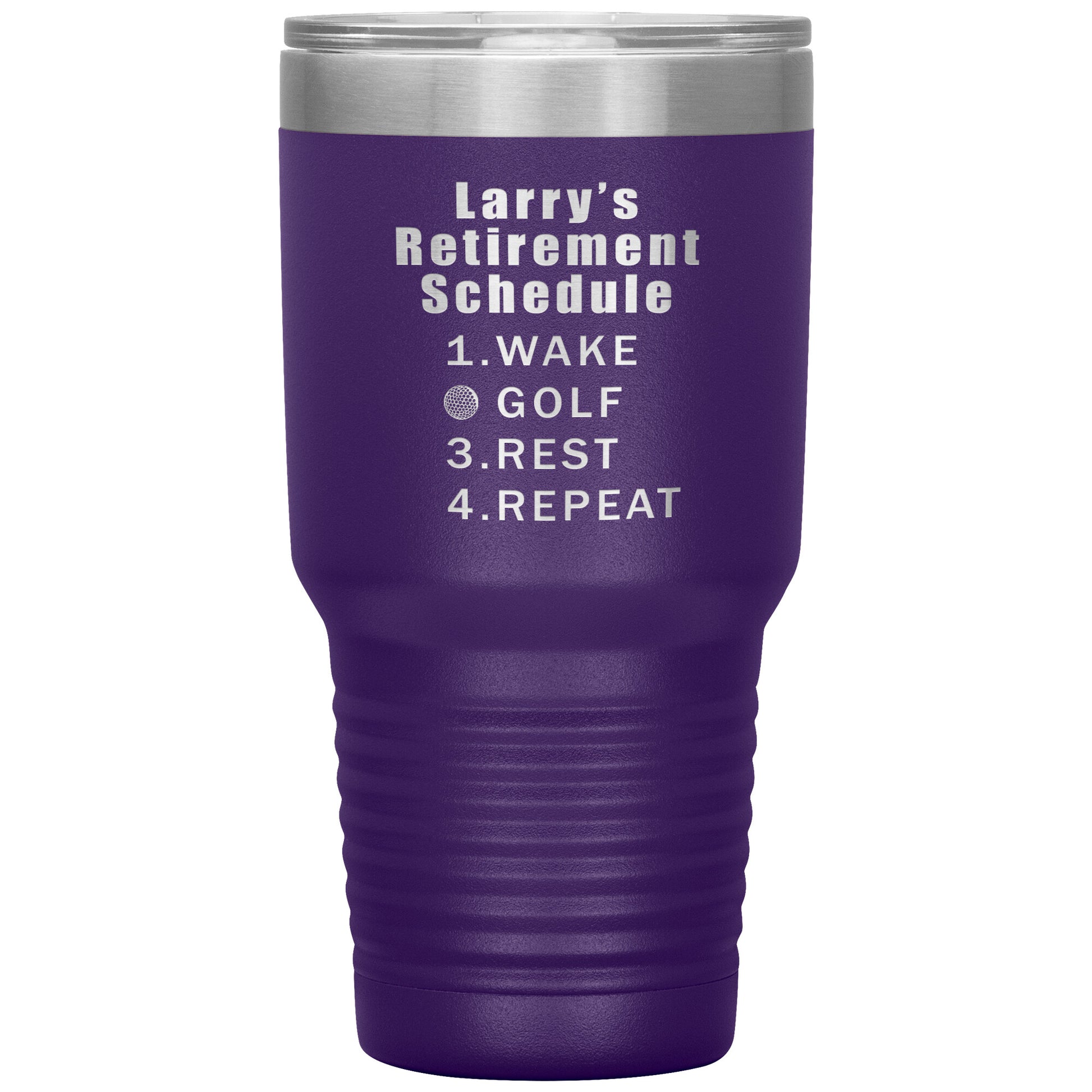 Retirement Schedule Golf Tumbler