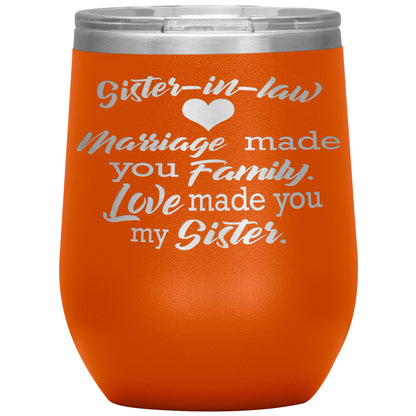 Sister-in-law Marriage Tumbler
