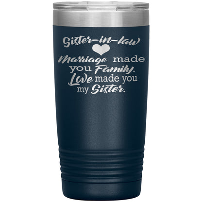 Sister-in-law Marriage Tumbler