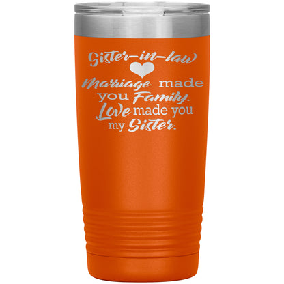 Sister-in-law Marriage Tumbler