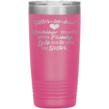Sister-in-law Marriage Tumbler