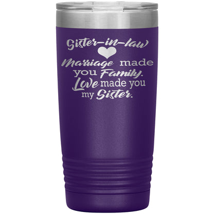 Sister-in-law Marriage Tumbler