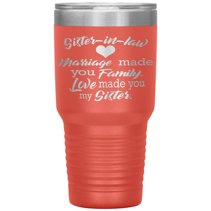 Sister-in-law Marriage Tumbler