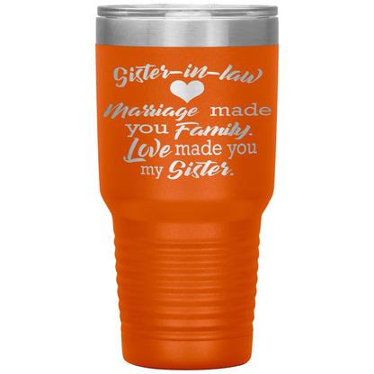 Sister-in-law Marriage Tumbler