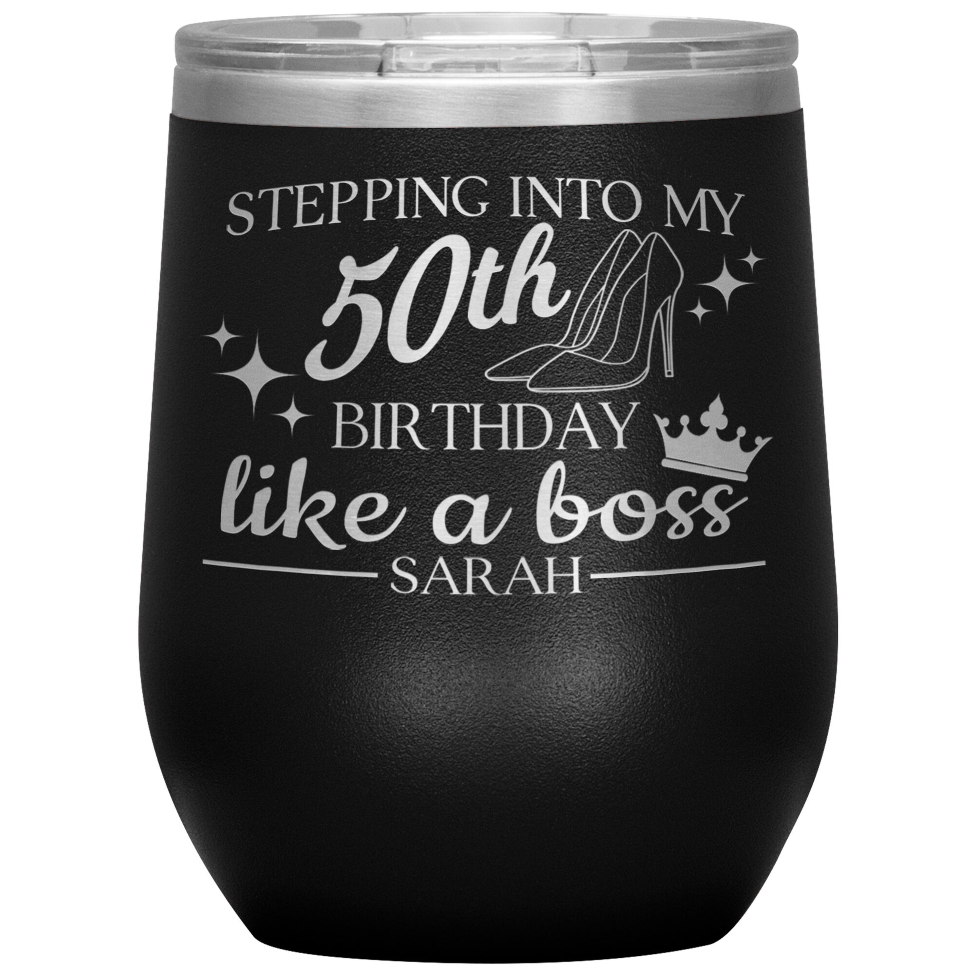 Stepping Into My 50th Birthday Like a Boss Tumbler