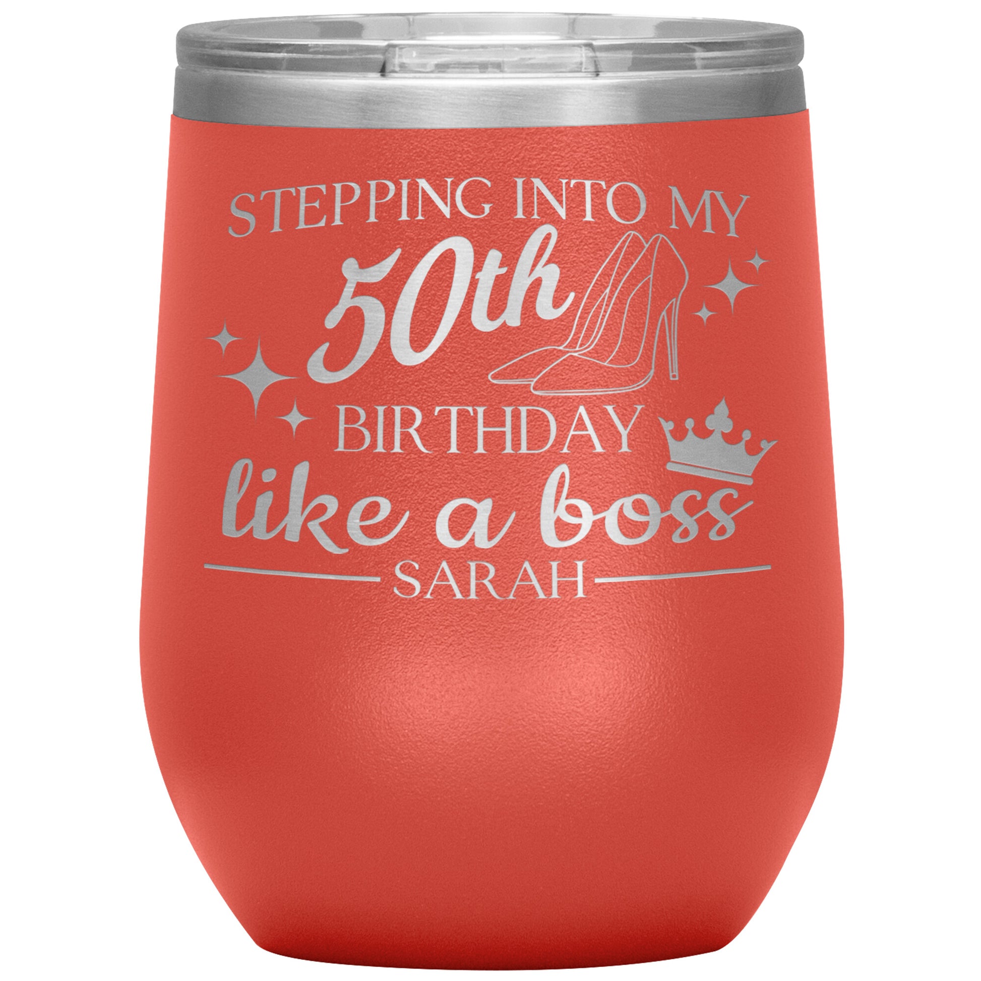 Stepping Into My 50th Birthday Like a Boss Tumbler