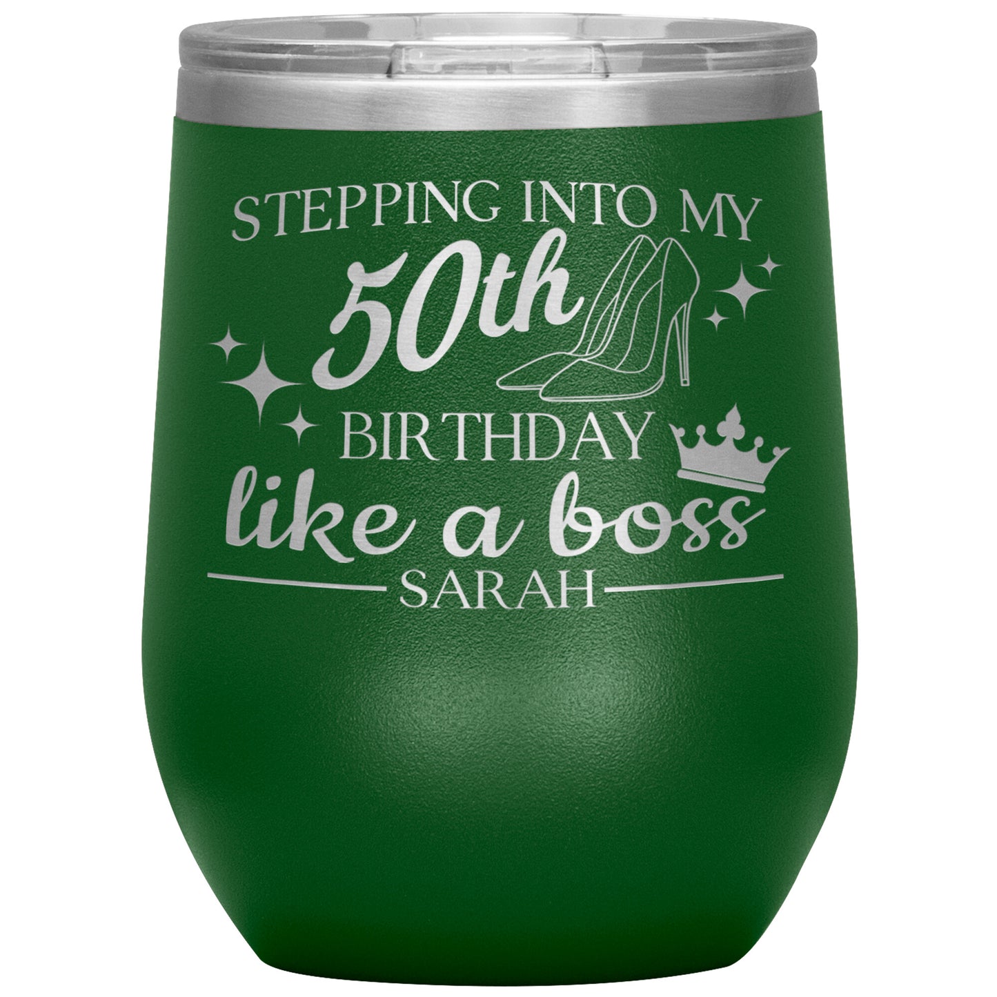Stepping Into My 50th Birthday Like a Boss Tumbler