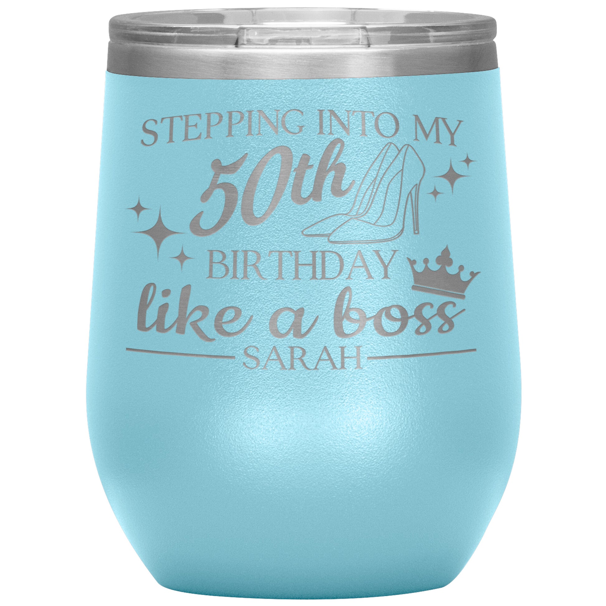 Stepping Into My 50th Birthday Like a Boss Tumbler
