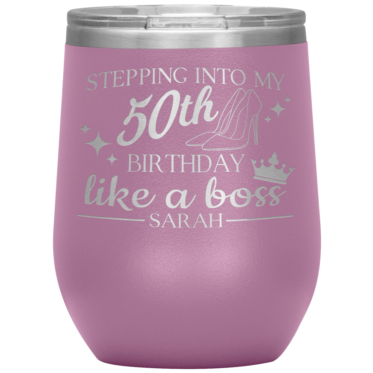 Stepping Into My 50th Birthday Like a Boss Tumbler