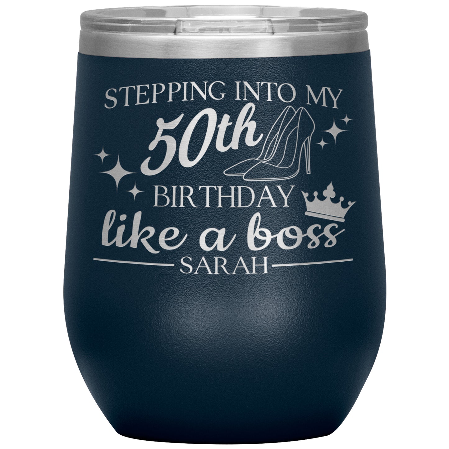 Stepping Into My 50th Birthday Like a Boss Tumbler