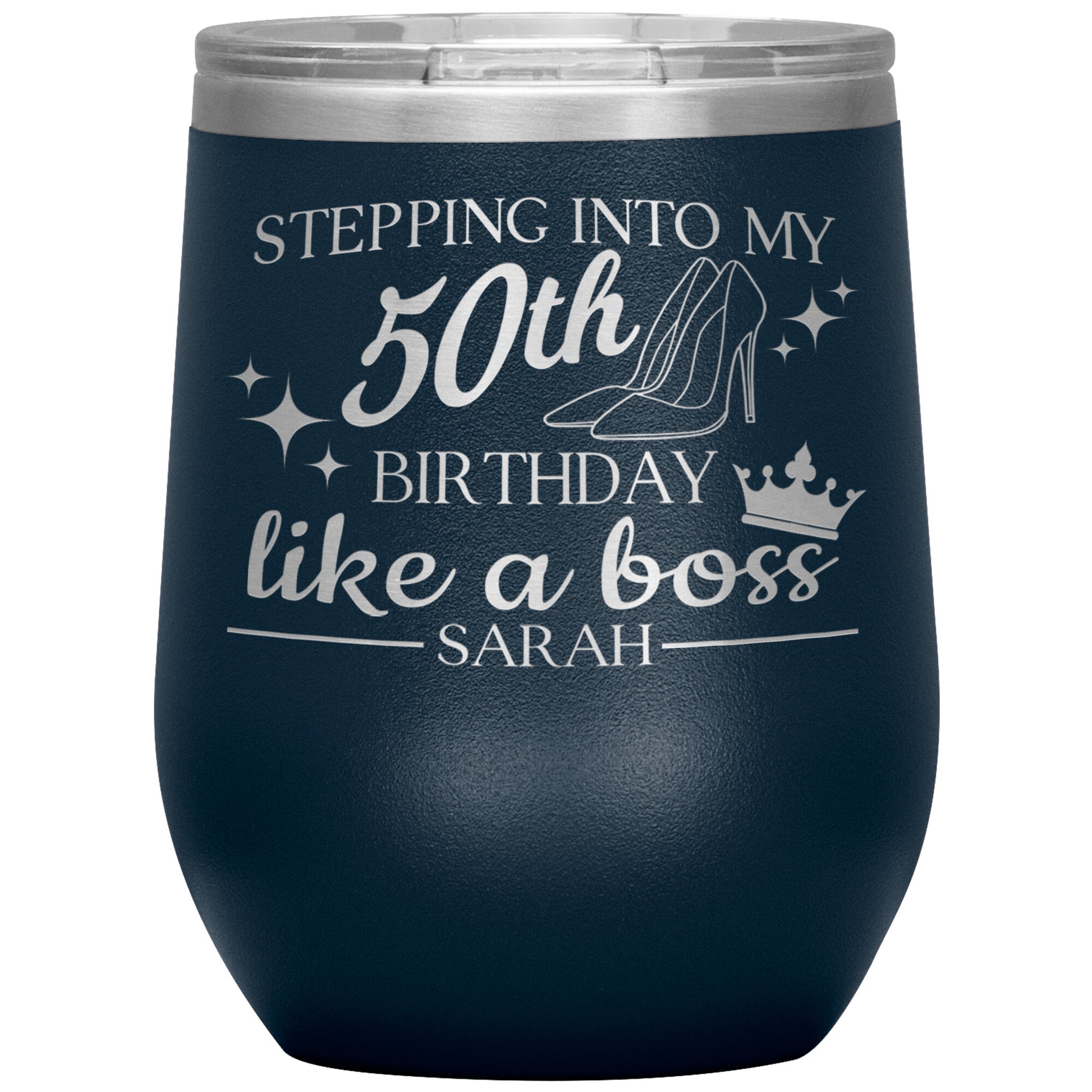 Stepping Into My 50th Birthday Like a Boss Tumbler
