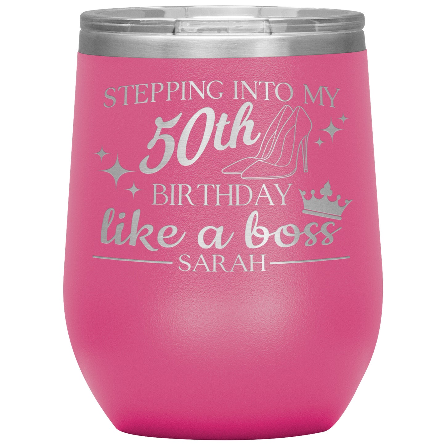 Stepping Into My 50th Birthday Like a Boss Tumbler