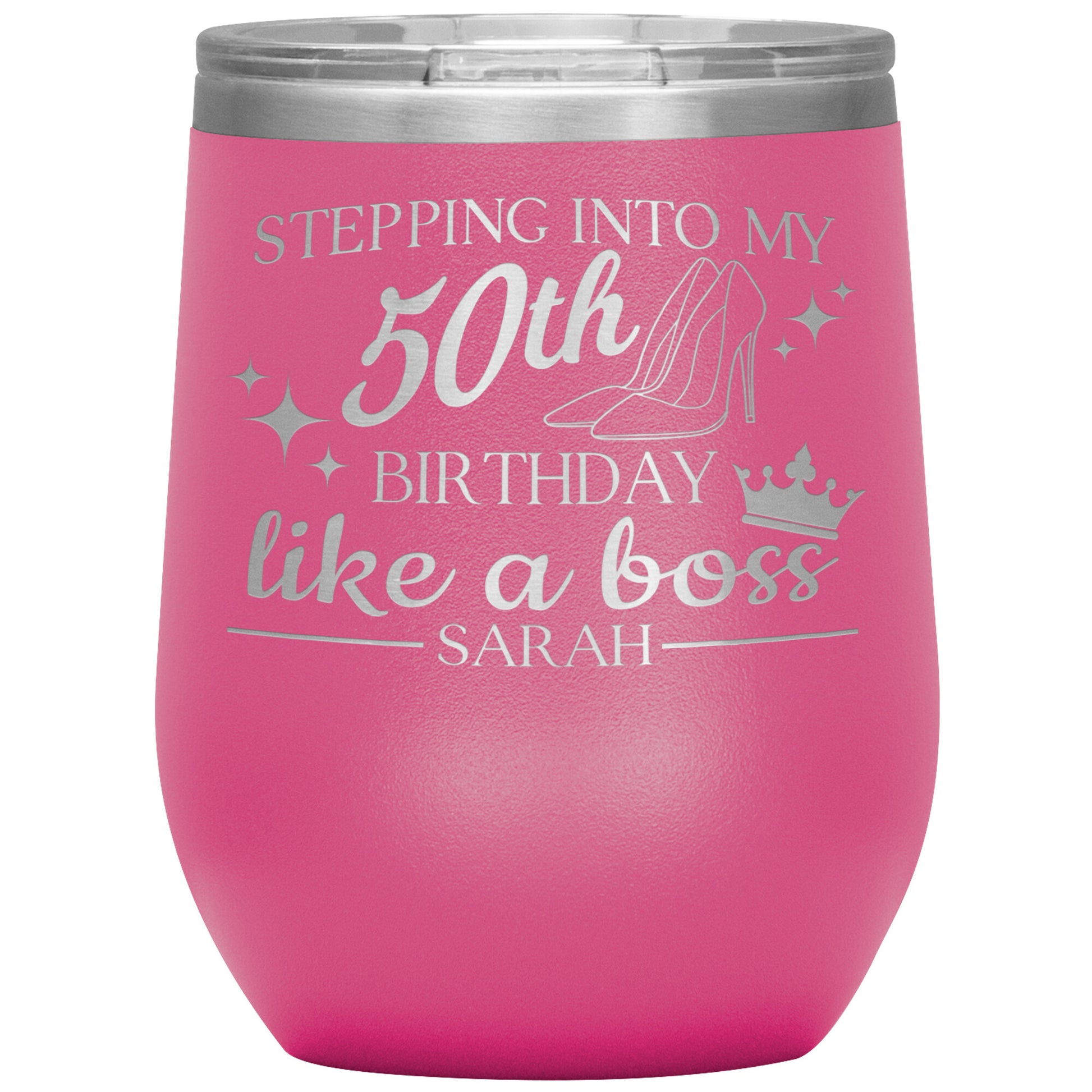 Stepping Into My 50th Birthday Like a Boss Tumbler