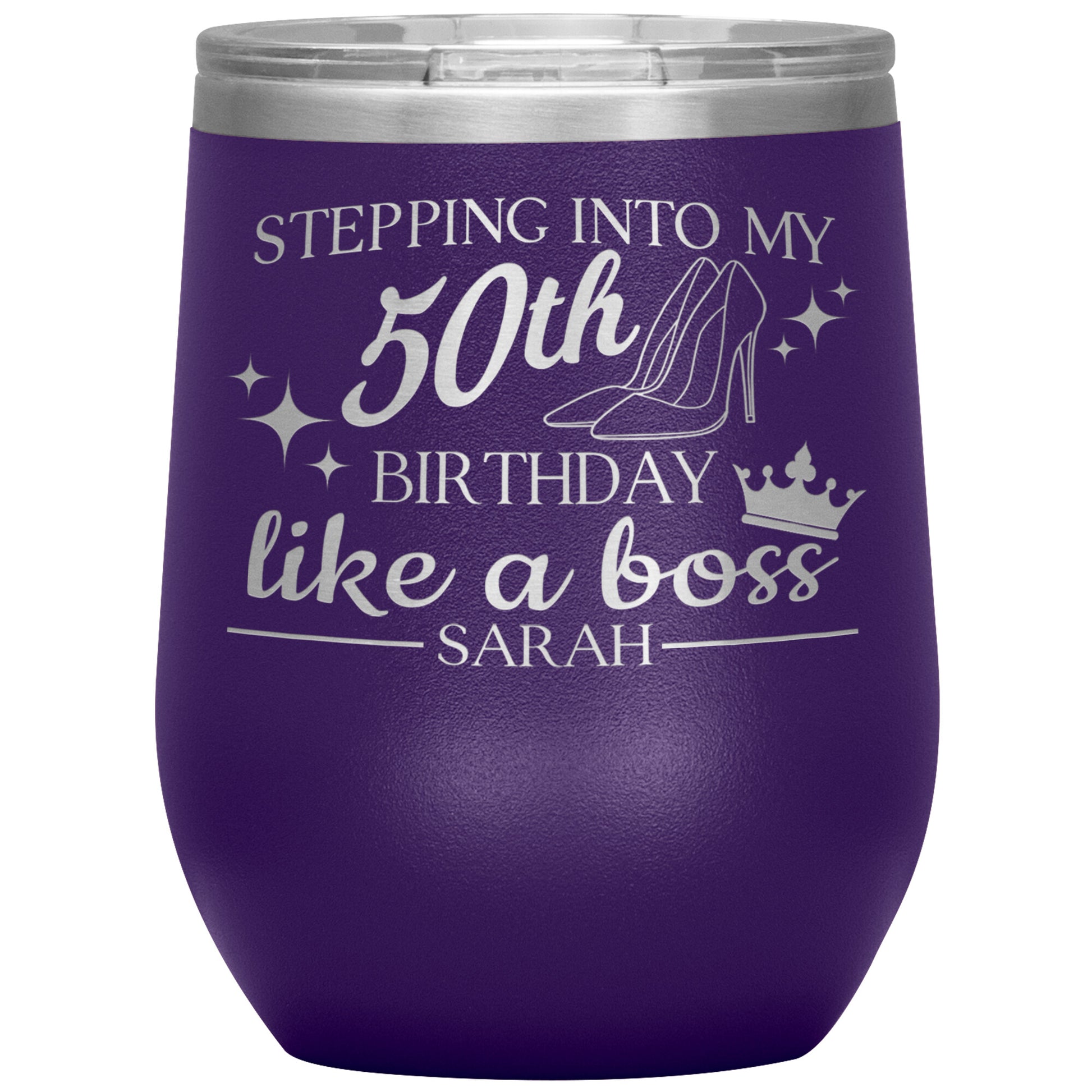 Stepping Into My 50th Birthday Like a Boss Tumbler