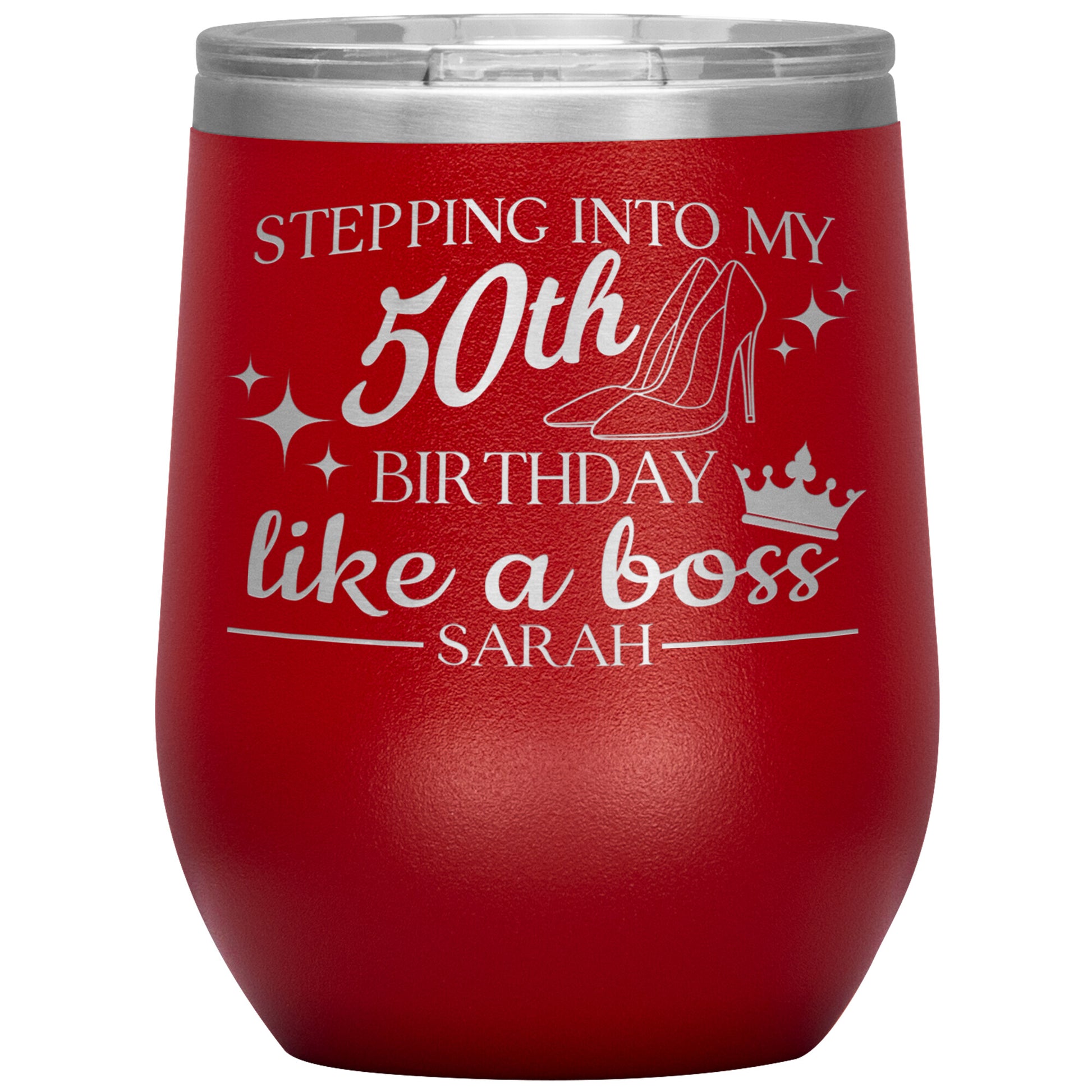 Stepping Into My 50th Birthday Like a Boss Tumbler