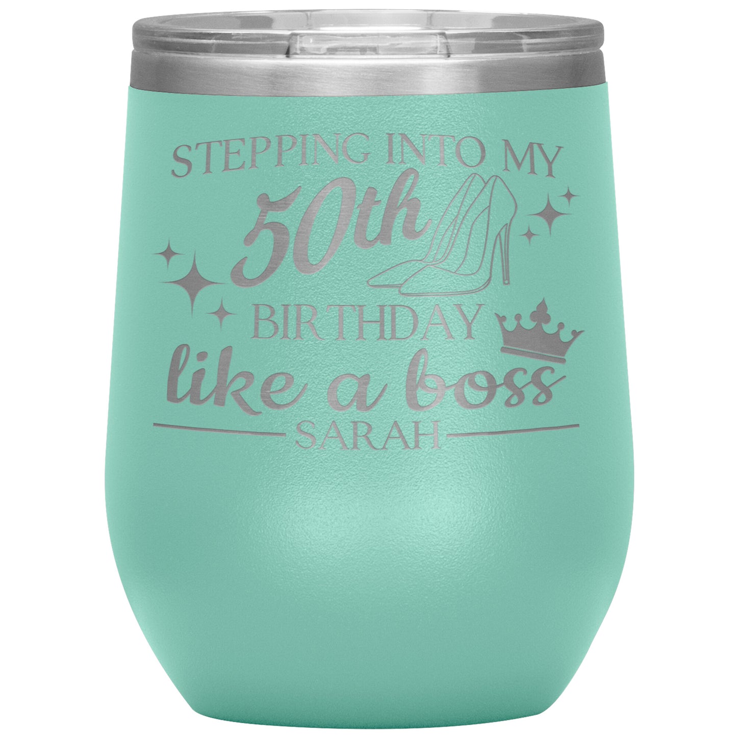 Stepping Into My 50th Birthday Like a Boss Tumbler