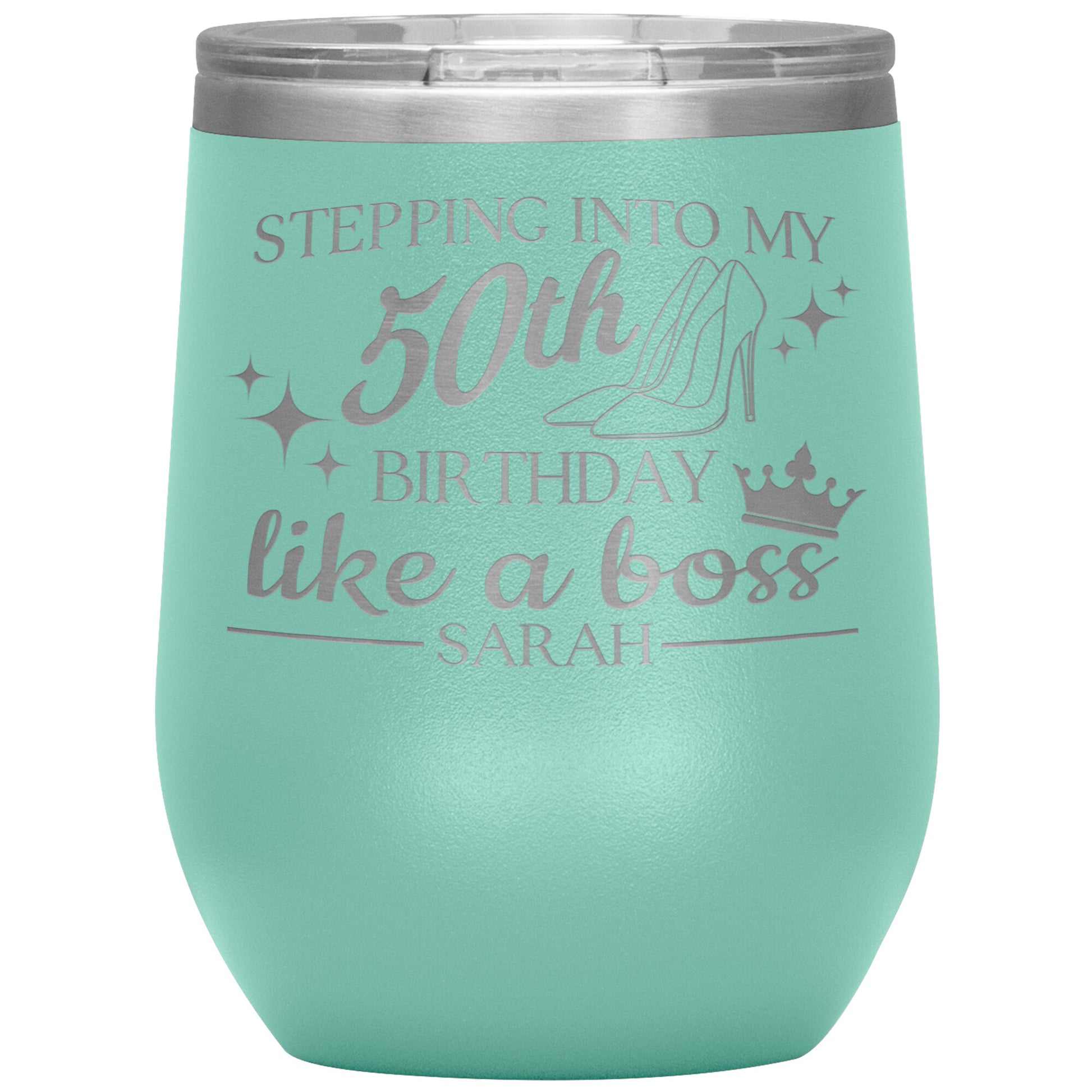 Stepping Into My 50th Birthday Like a Boss Tumbler