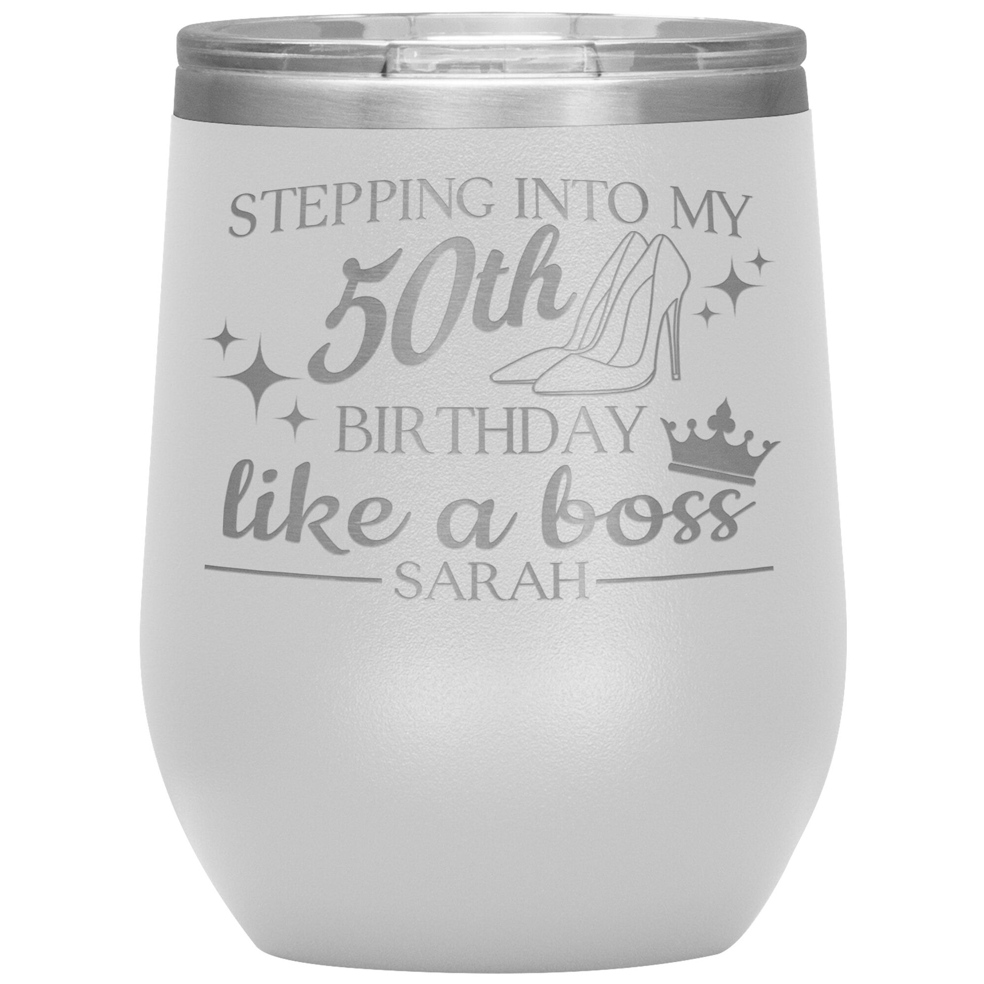 Stepping Into My 50th Birthday Like a Boss Tumbler