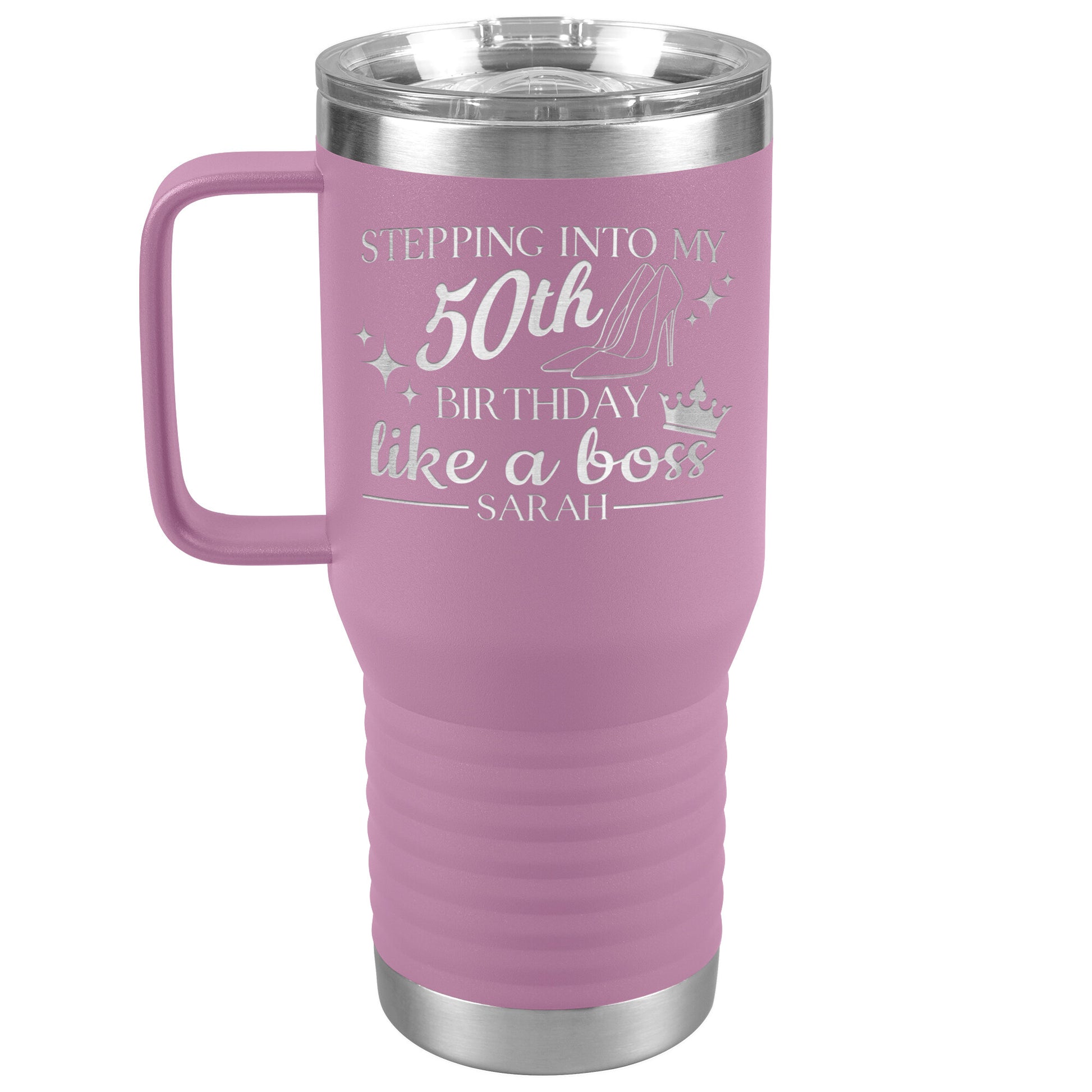 Stepping Into My 50th Birthday Like a Boss Tumbler