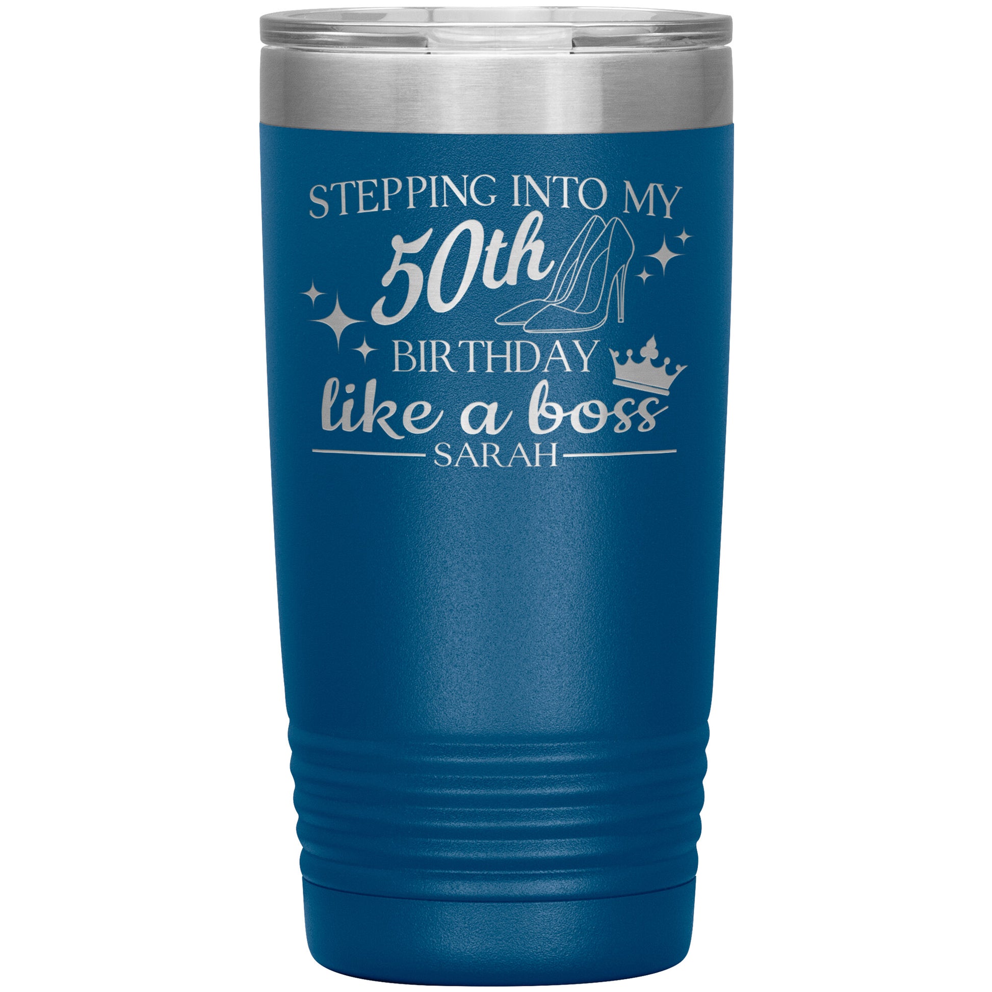 Stepping Into My 50th Birthday Like a Boss Tumbler