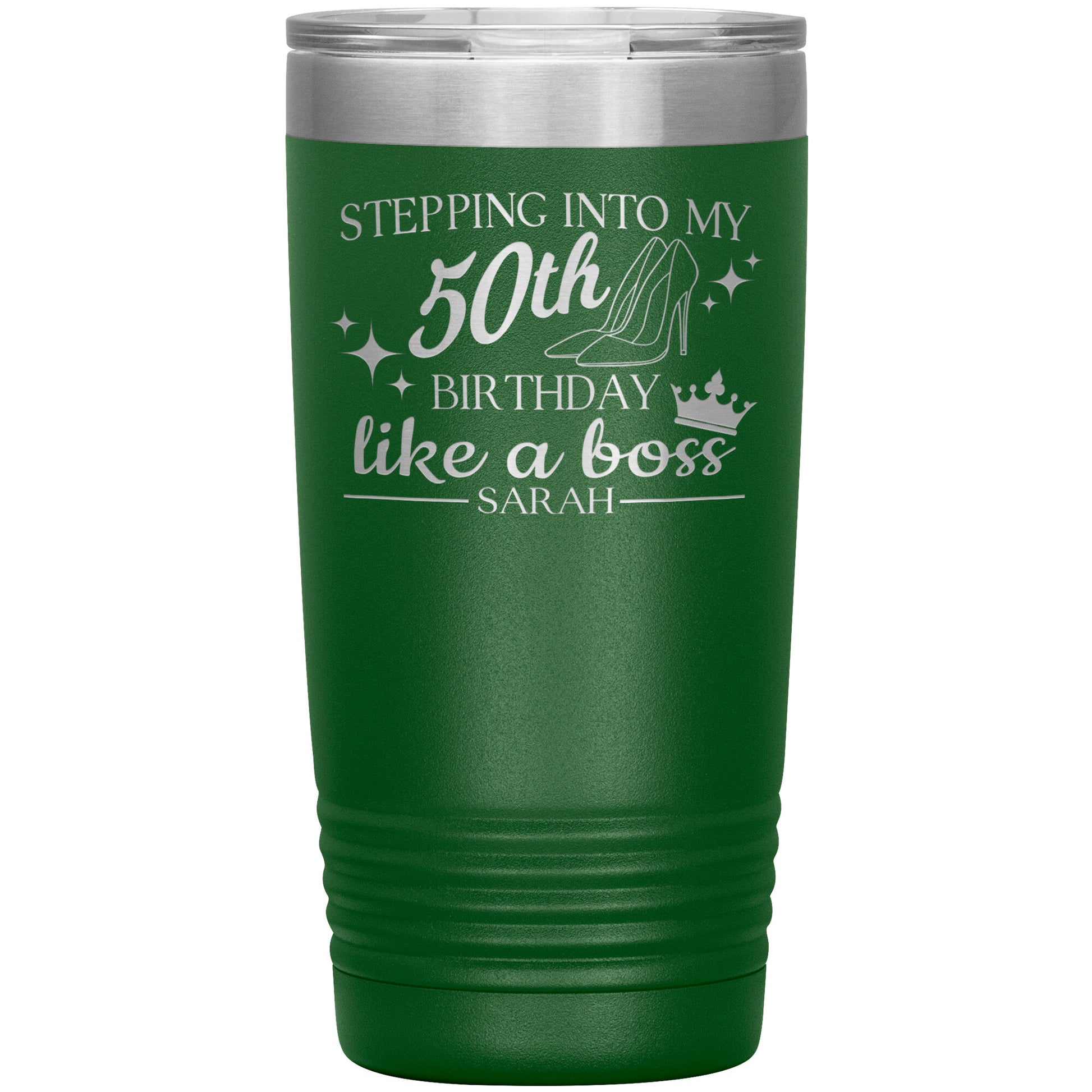 Stepping Into My 50th Birthday Like a Boss Tumbler