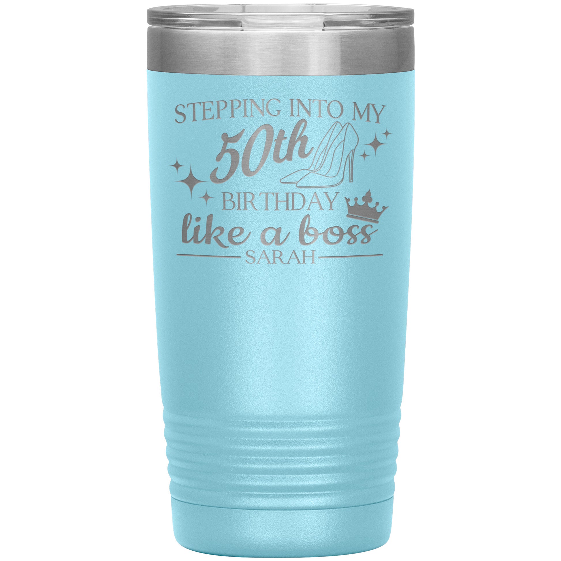 Stepping Into My 50th Birthday Like a Boss Tumbler