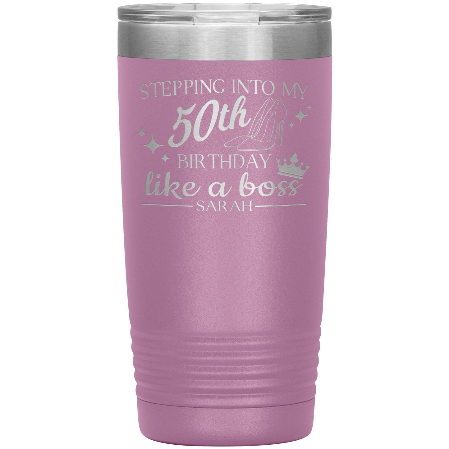 Stepping Into My 50th Birthday Like a Boss Tumbler