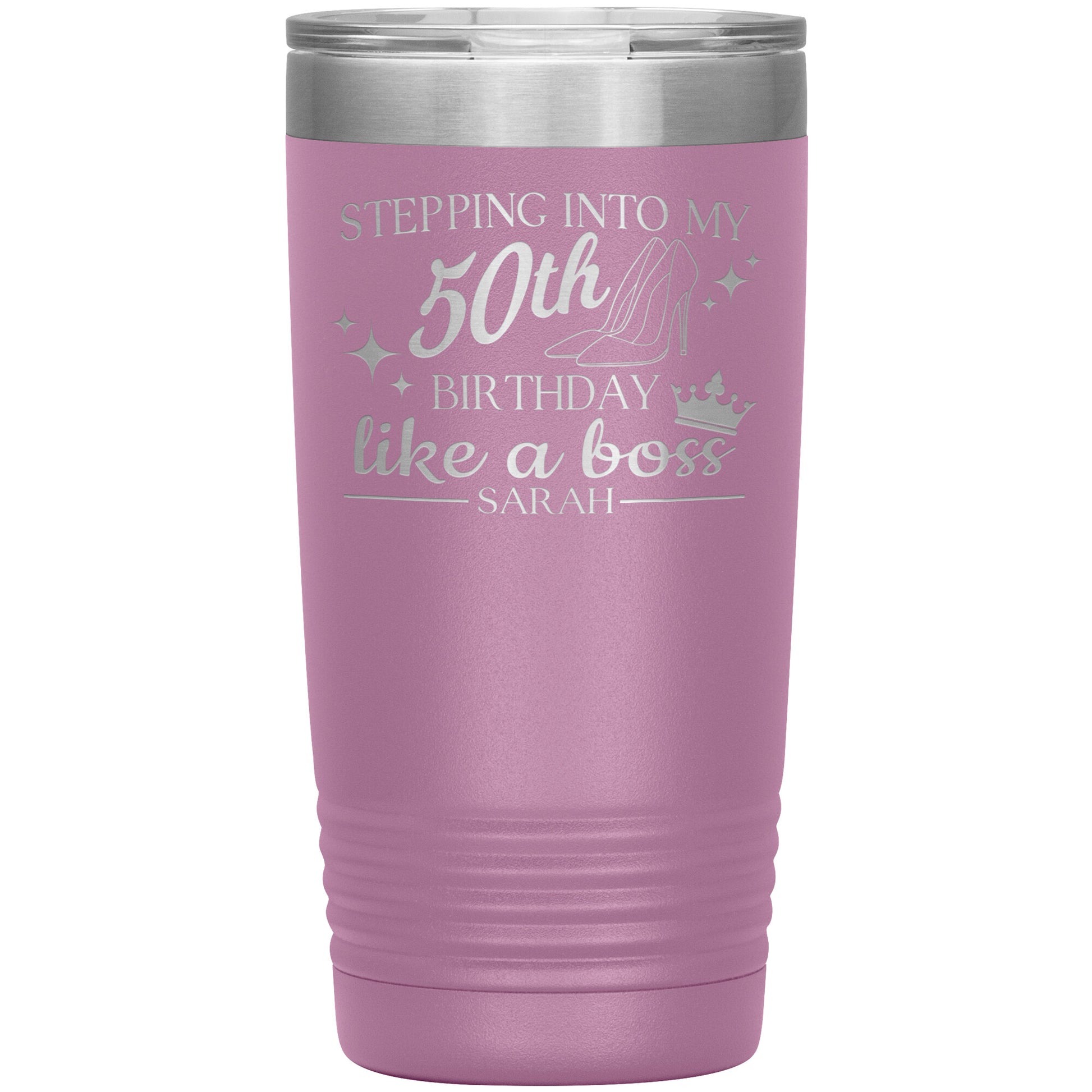 Stepping Into My 50th Birthday Like a Boss Tumbler