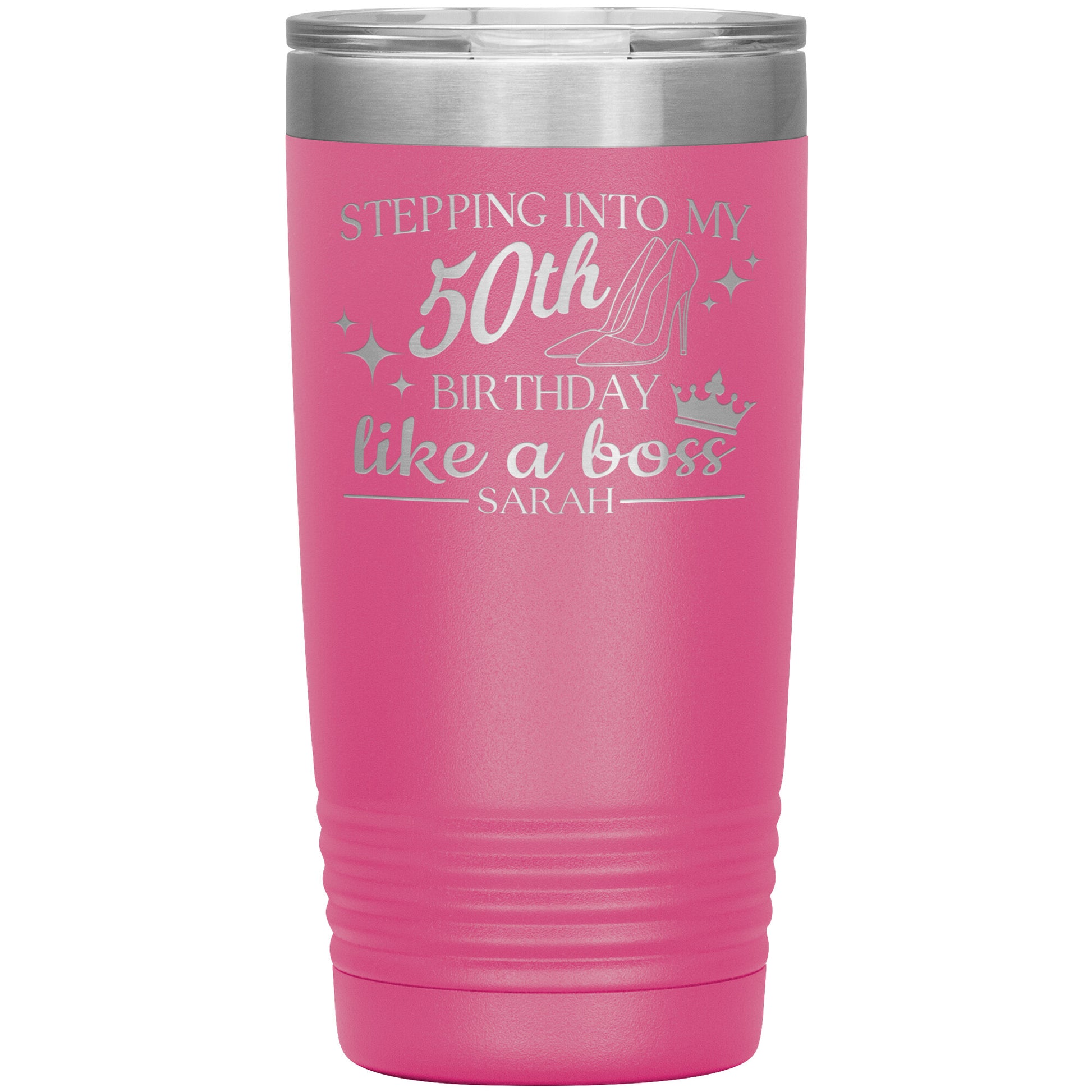 Stepping Into My 50th Birthday Like a Boss Tumbler