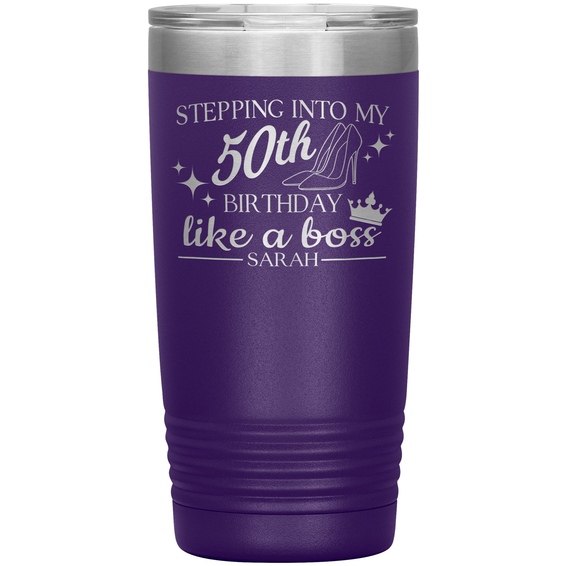 Stepping Into My 50th Birthday Like a Boss Tumbler